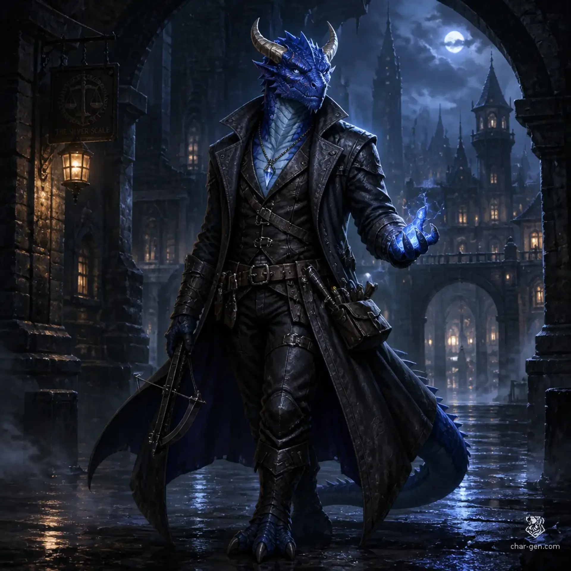 Cloud Alduin - AI-generated fantasy Character