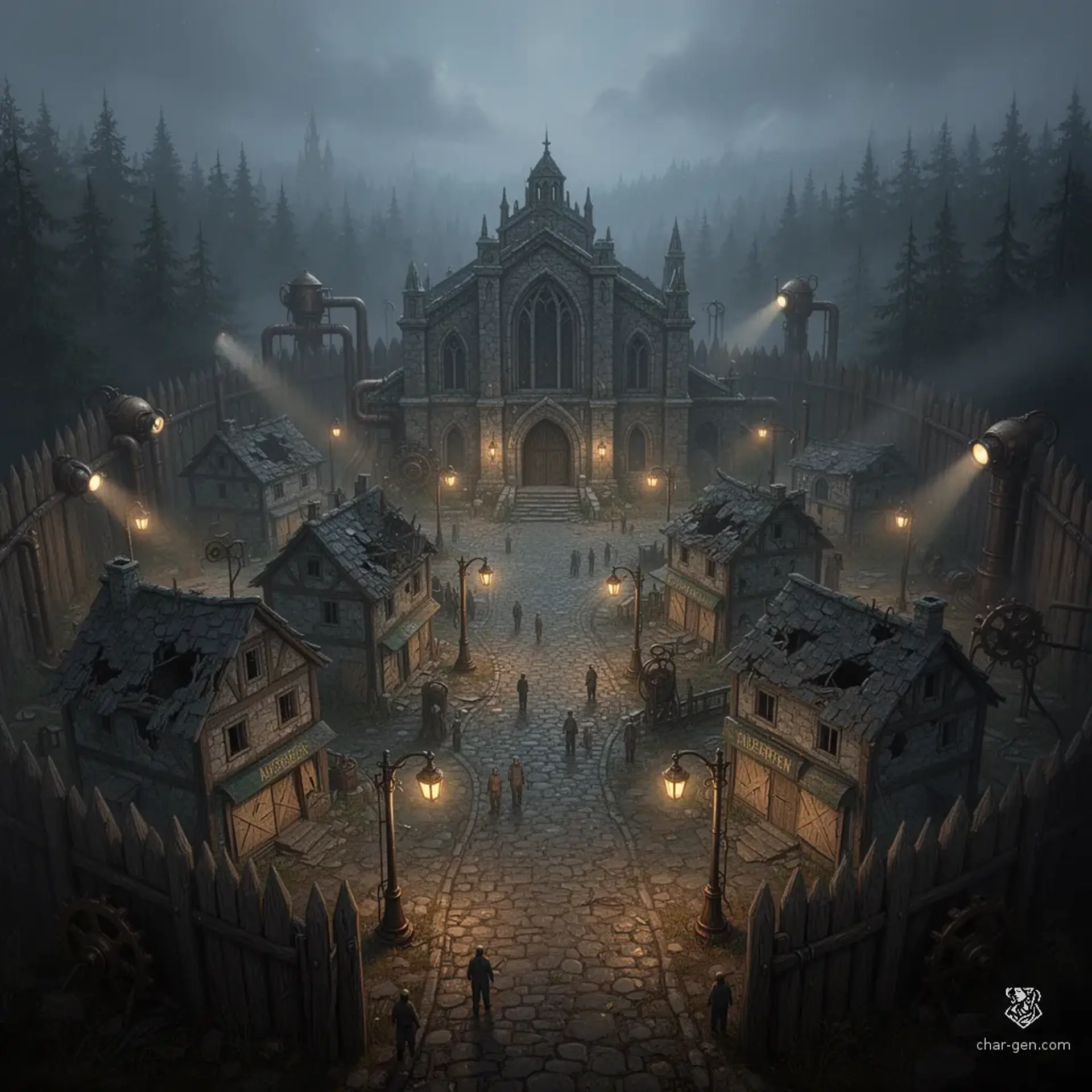 Alderfen - AI-generated fantasy Settlement