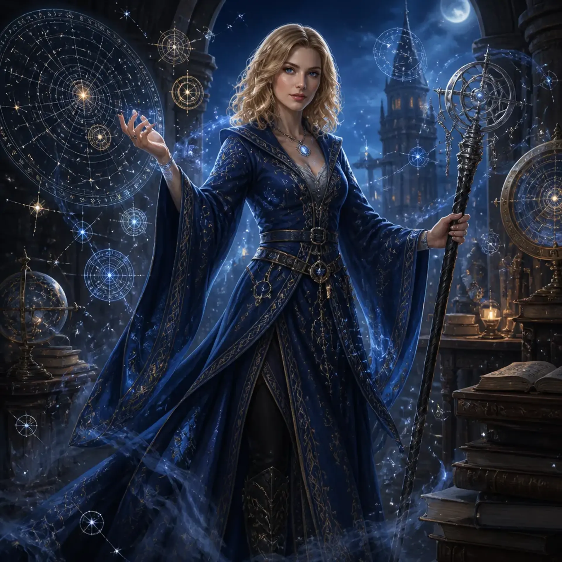 Morgan Astravelle - AI-generated fantasy Character
