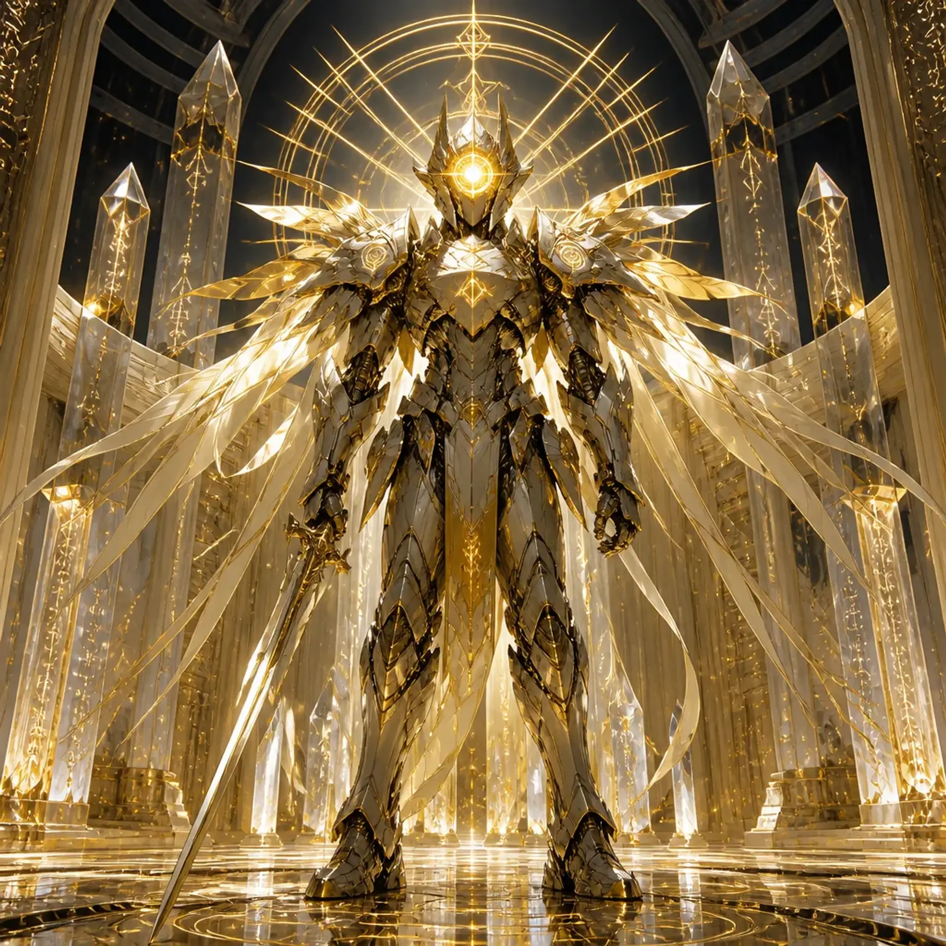 Radiant Sentinel - AI-generated fantasy Monster