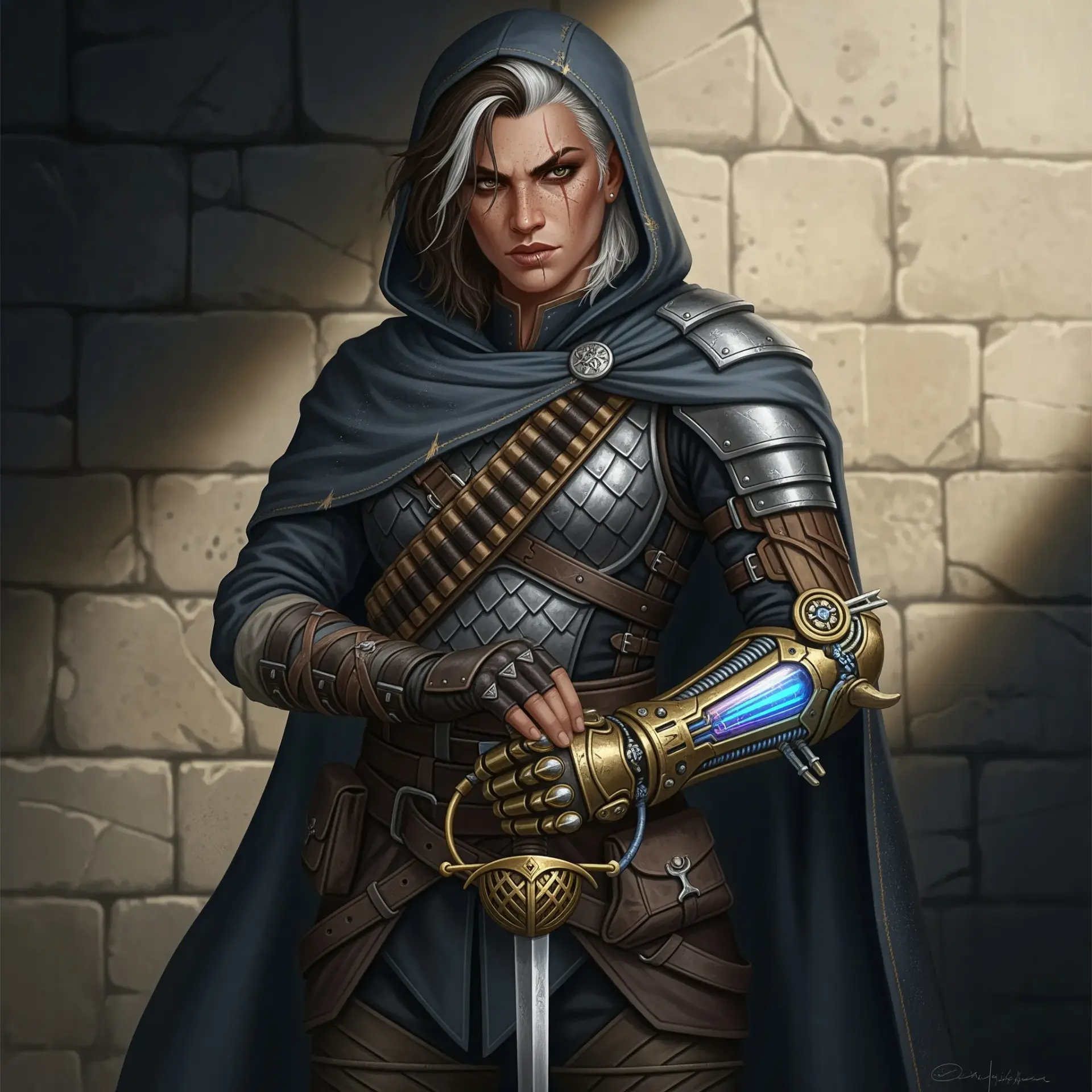 Mira Sellen - AI-generated fantasy NPC