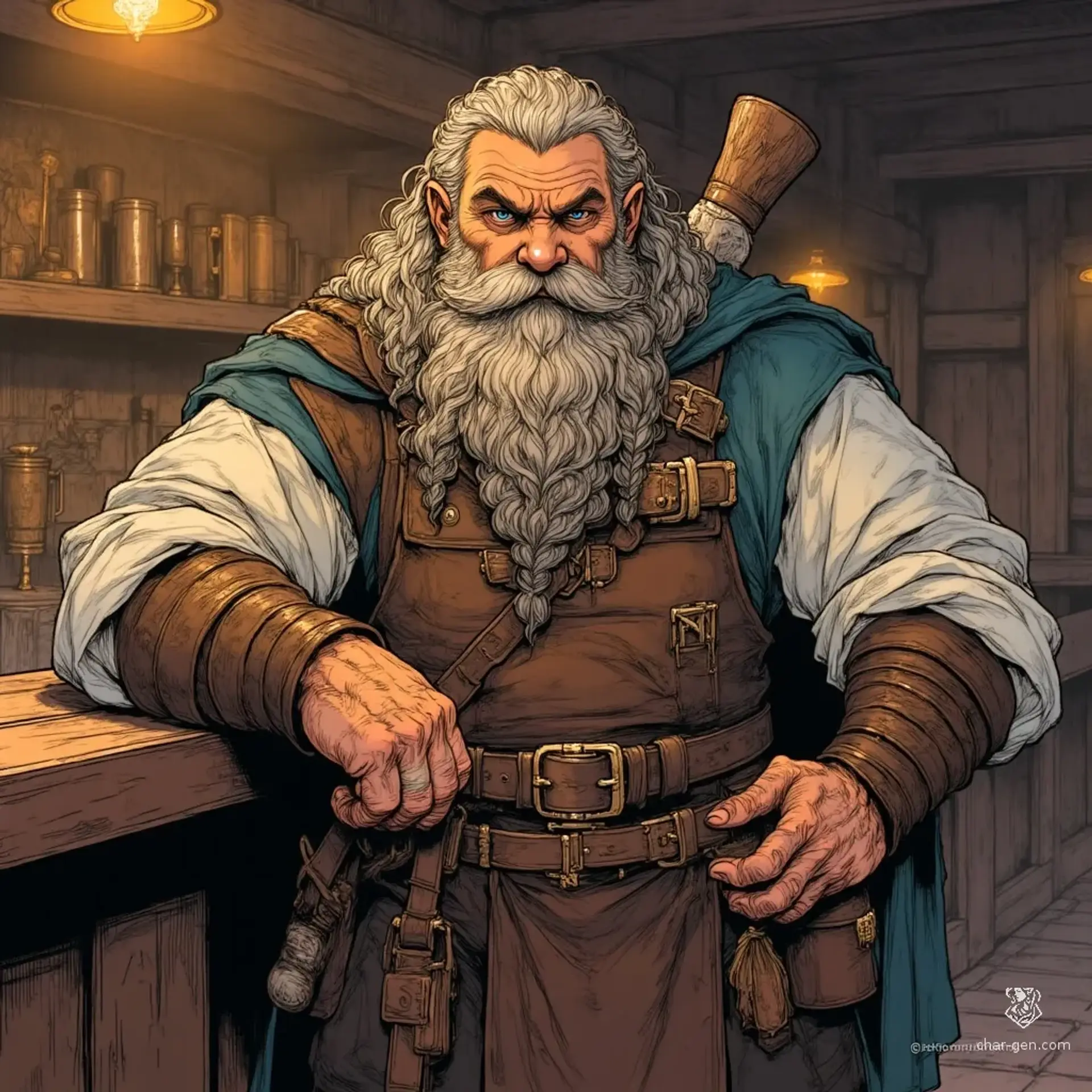 Brommund Ironstoup - AI-generated fantasy NPC
