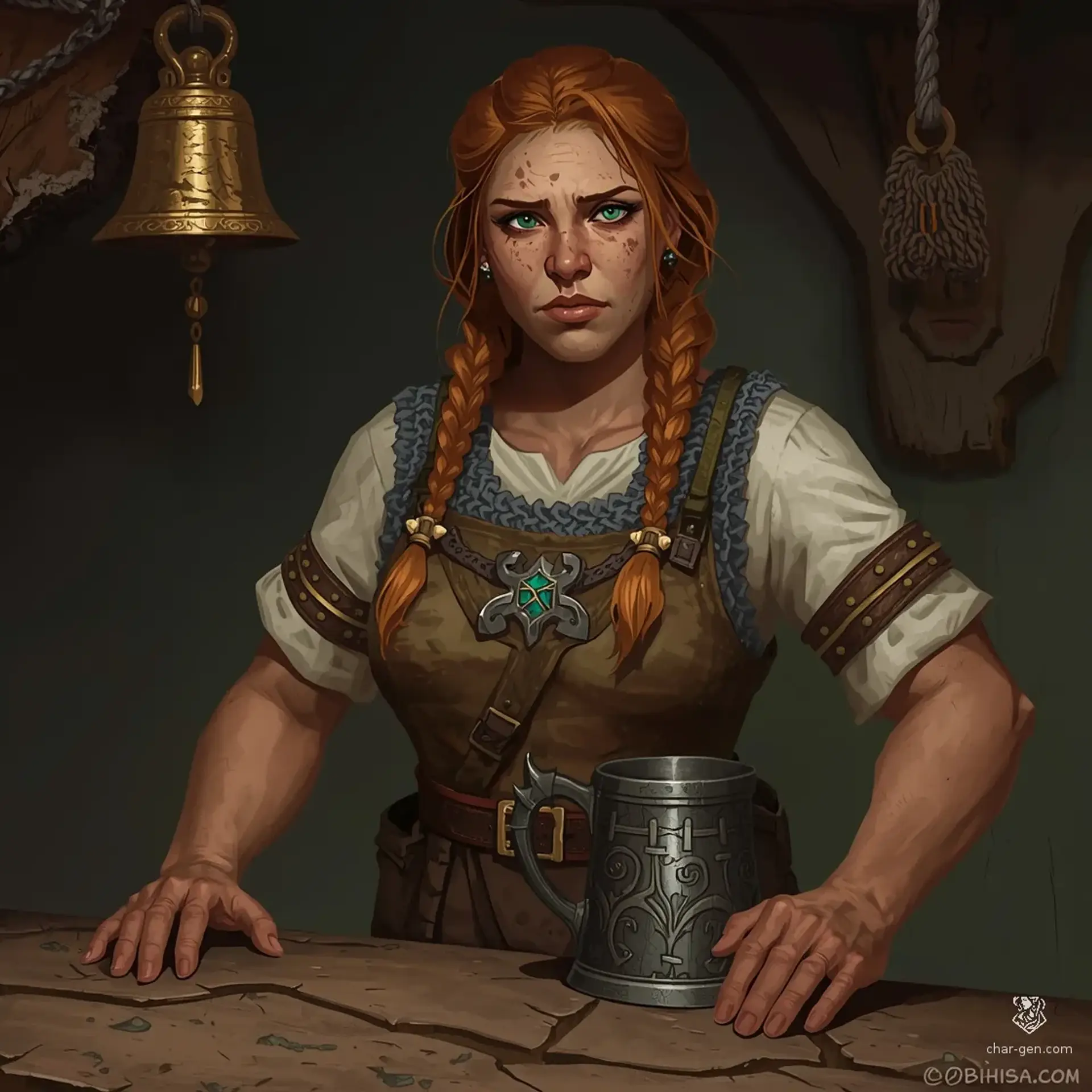 Bonestone Hearth and Hopper - AI-generated fantasy Tavern