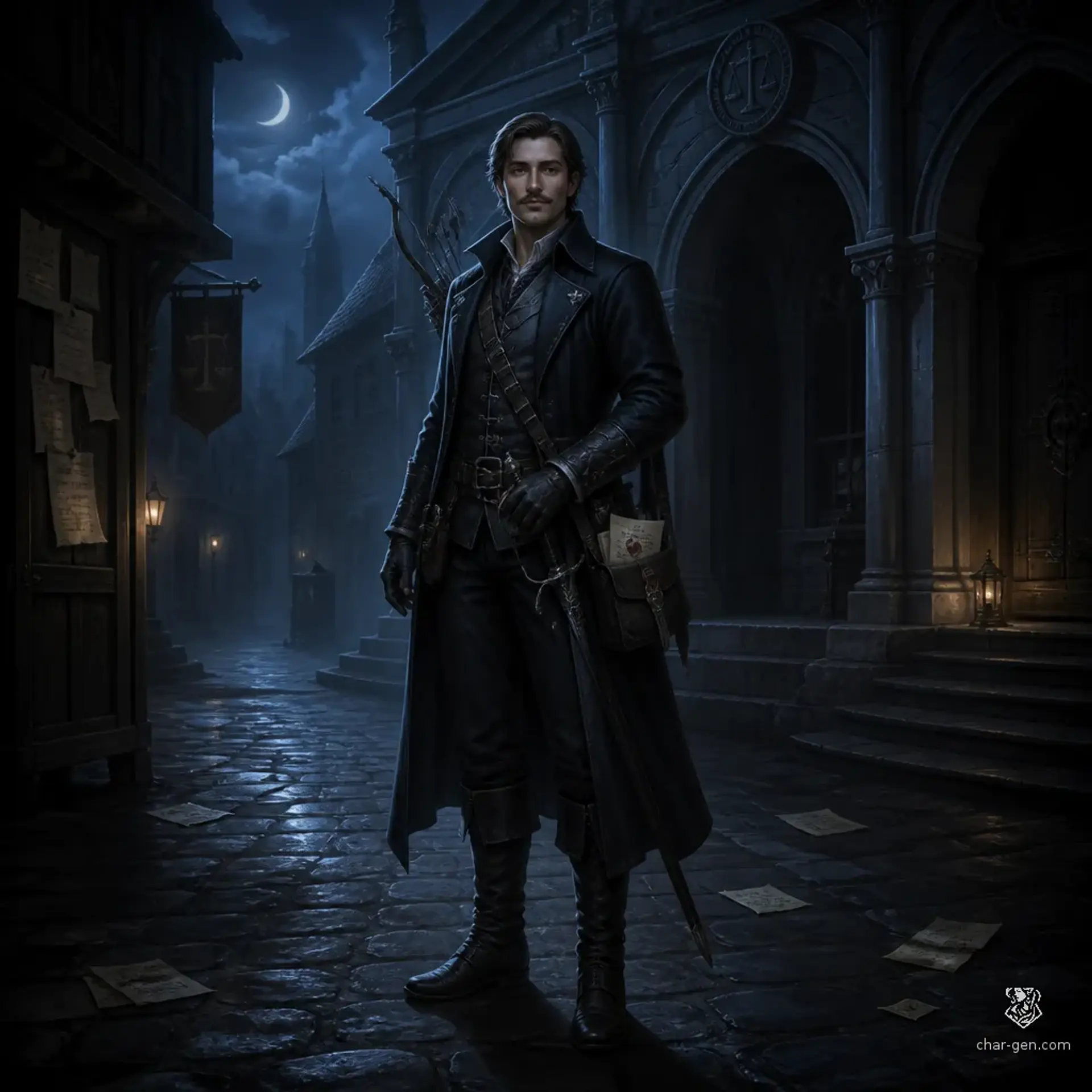 Riikern Aliras - AI-generated fantasy Character