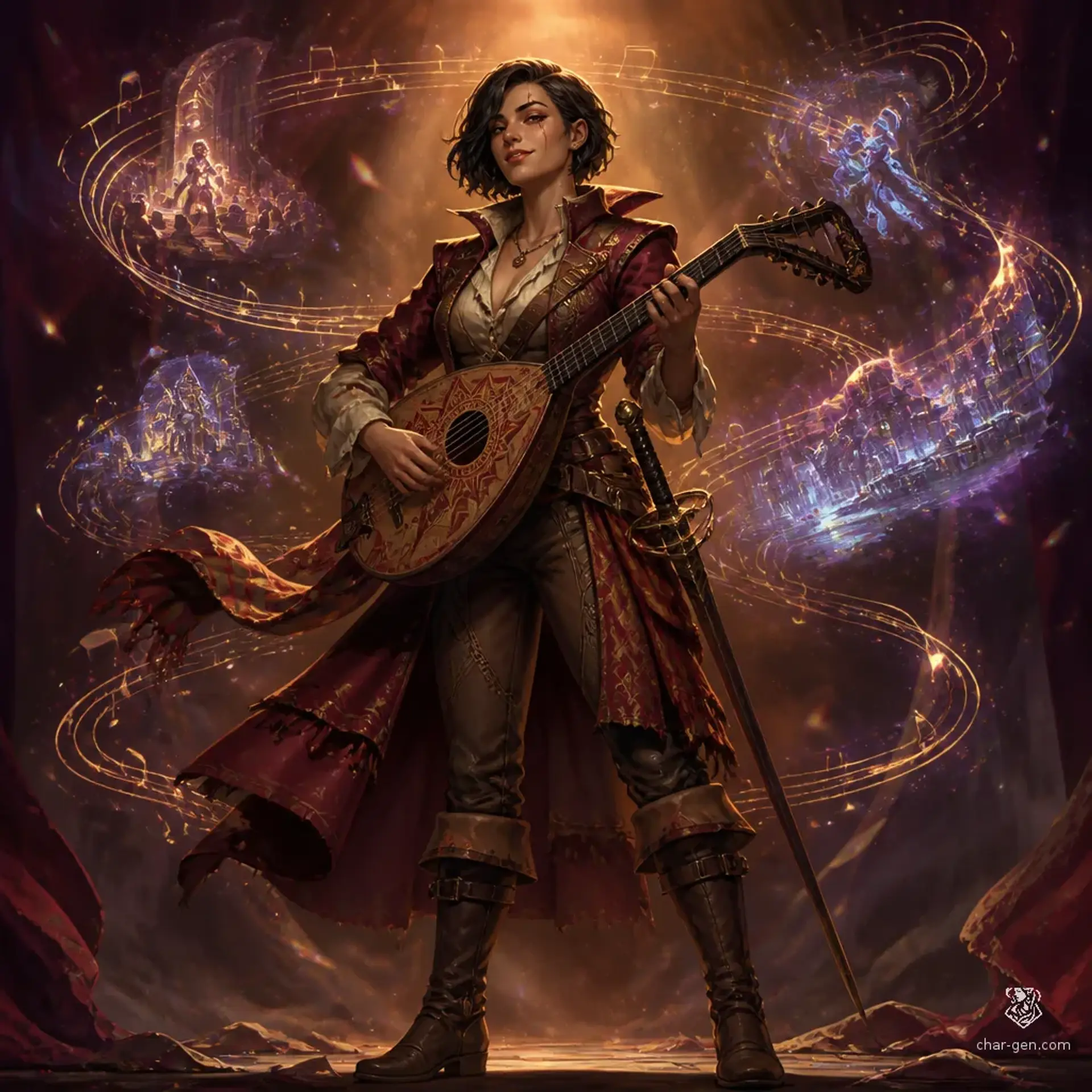 Ketra Vargan - AI-generated fantasy Character