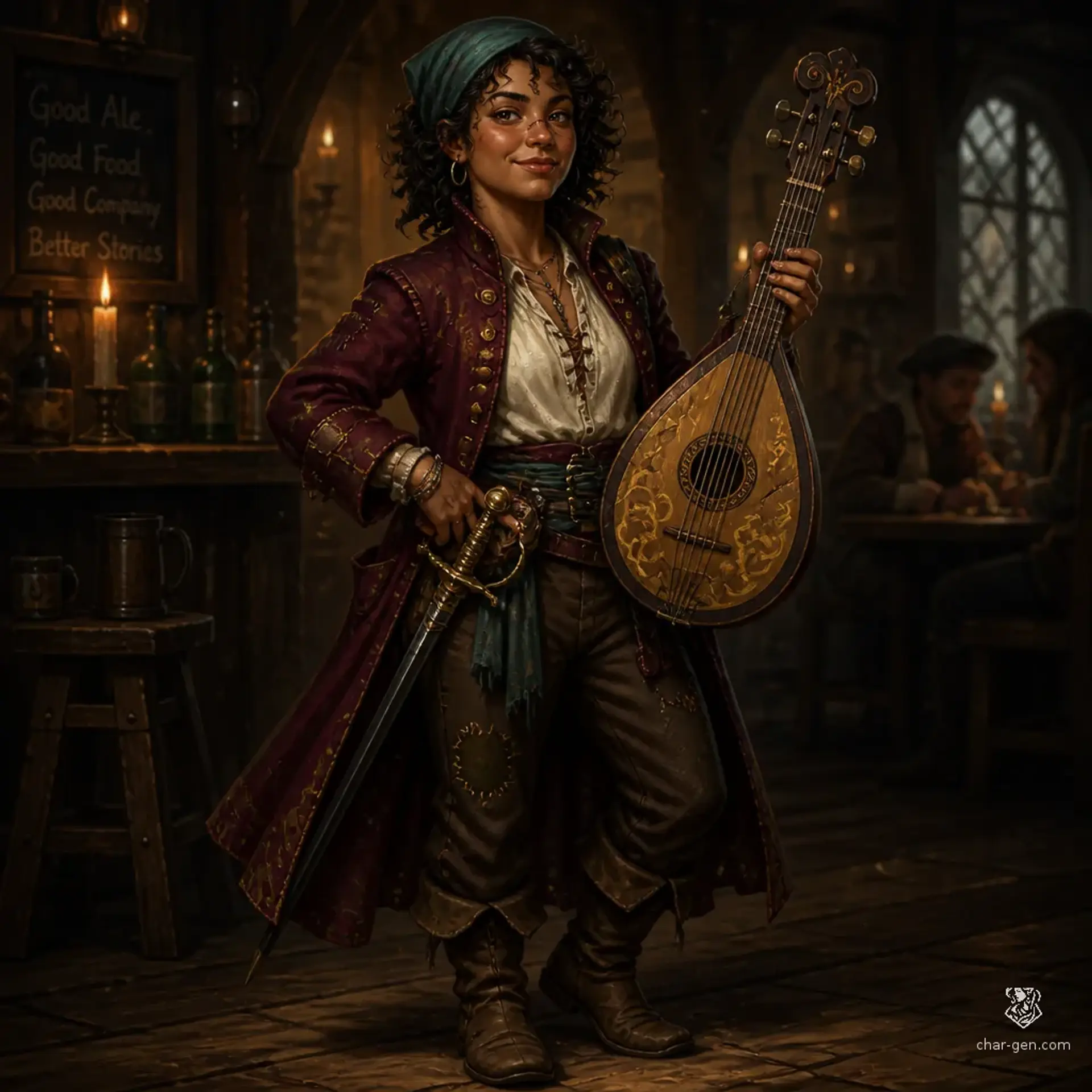 Nima Orun - AI-generated fantasy Character