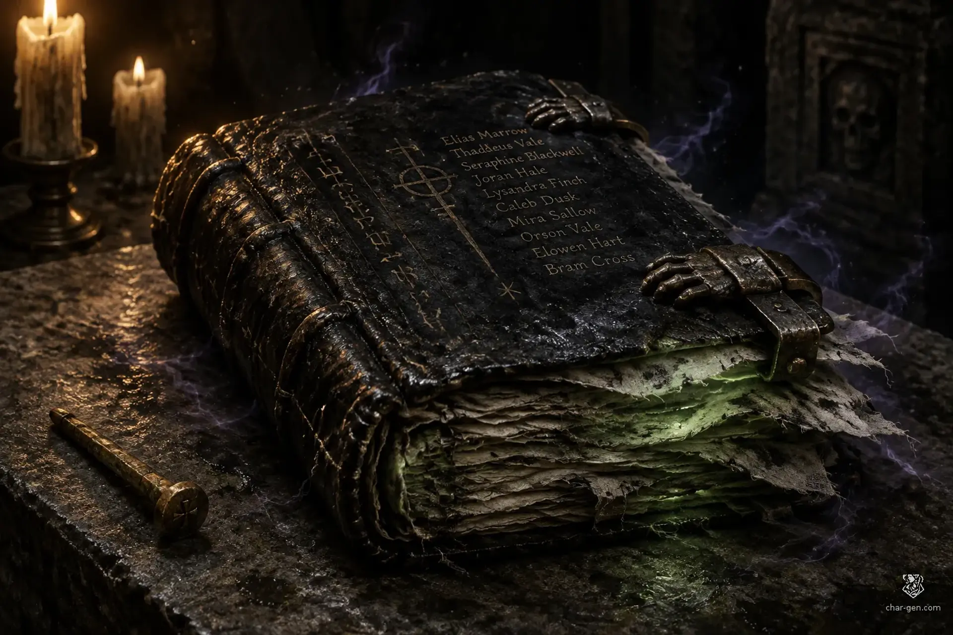 The Ledger of Names Beneath