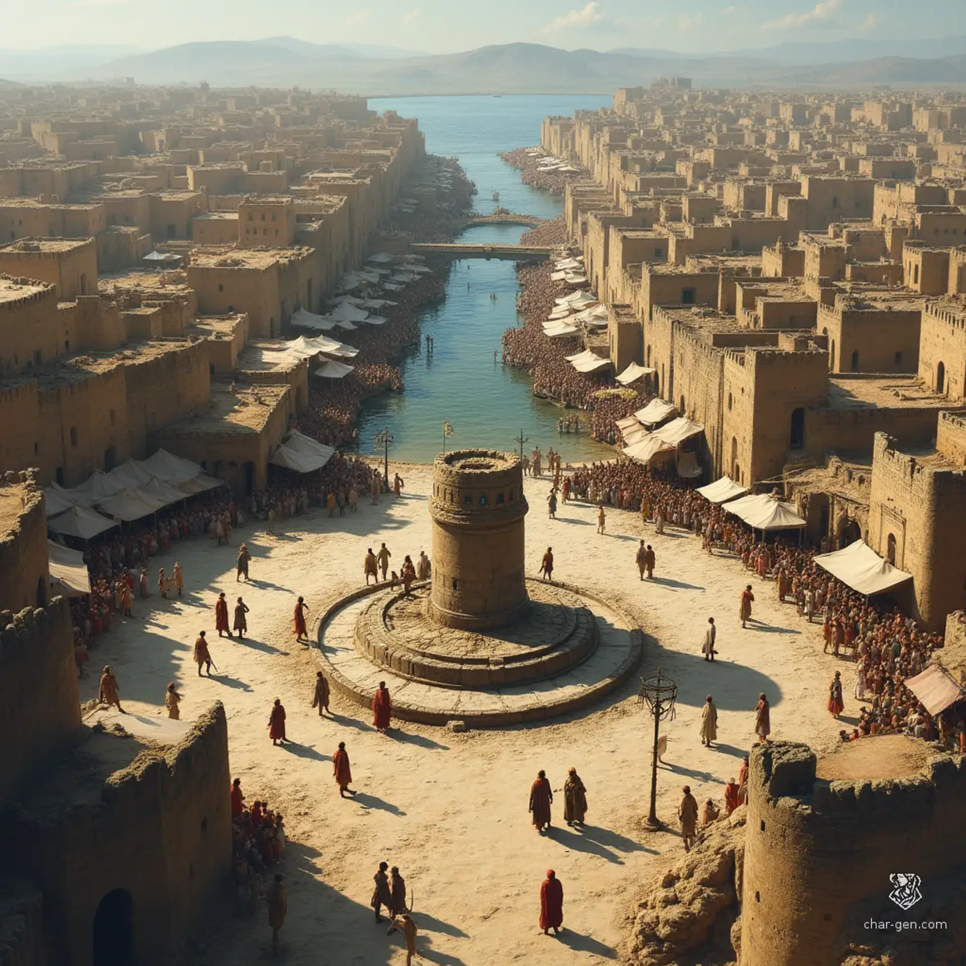 Crosswell - AI-generated fantasy Settlement