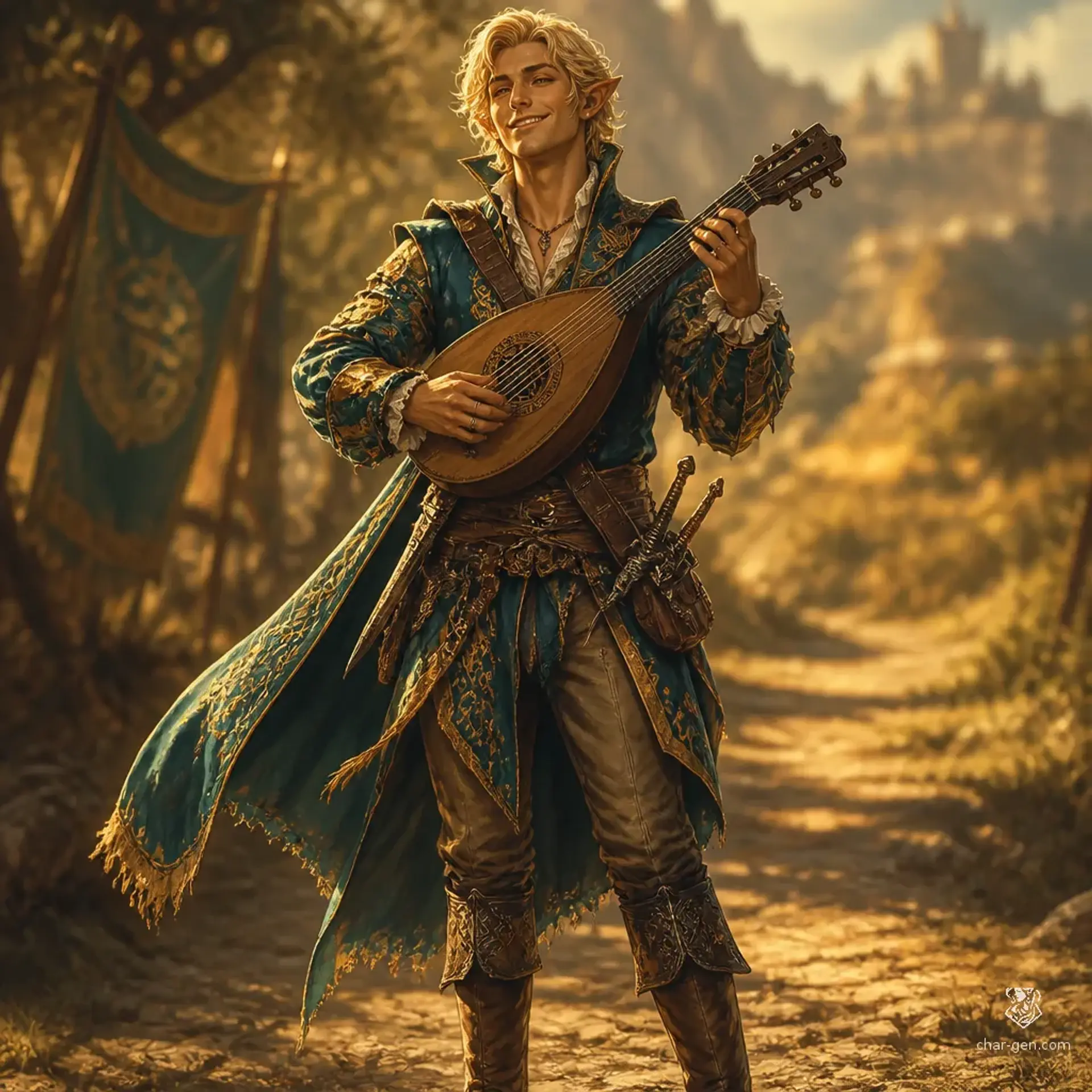 Tallín - AI-generated fantasy Character