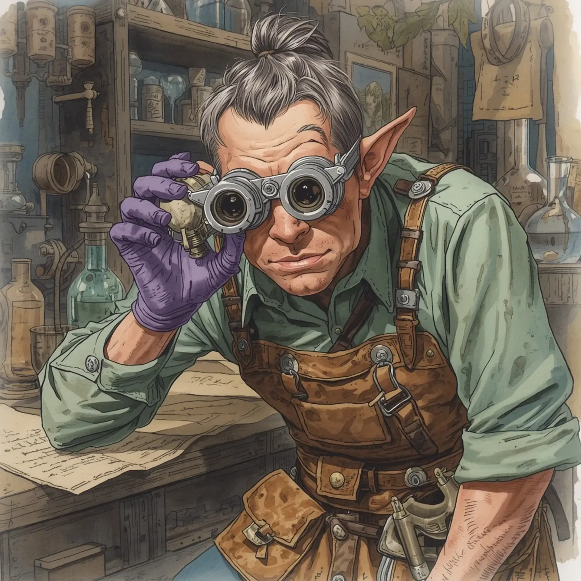 Valerius Thimble Kestrel - AI-generated fantasy NPC