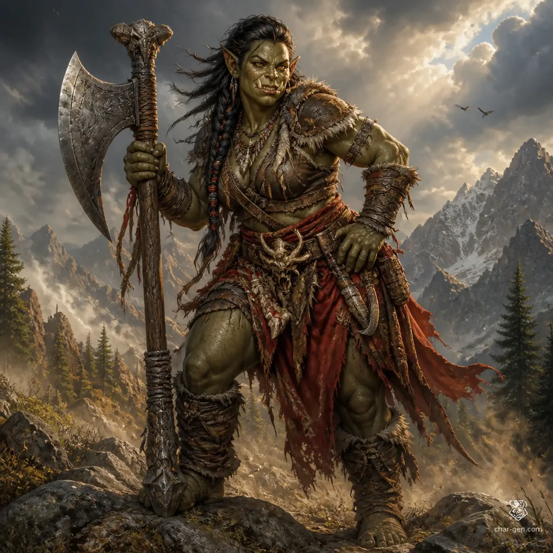 Nocc - AI-generated fantasy Character