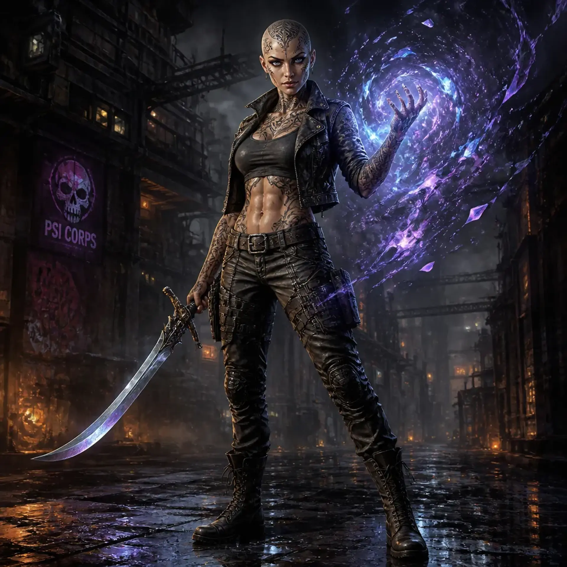 Veyra Cole - AI-generated fantasy Character