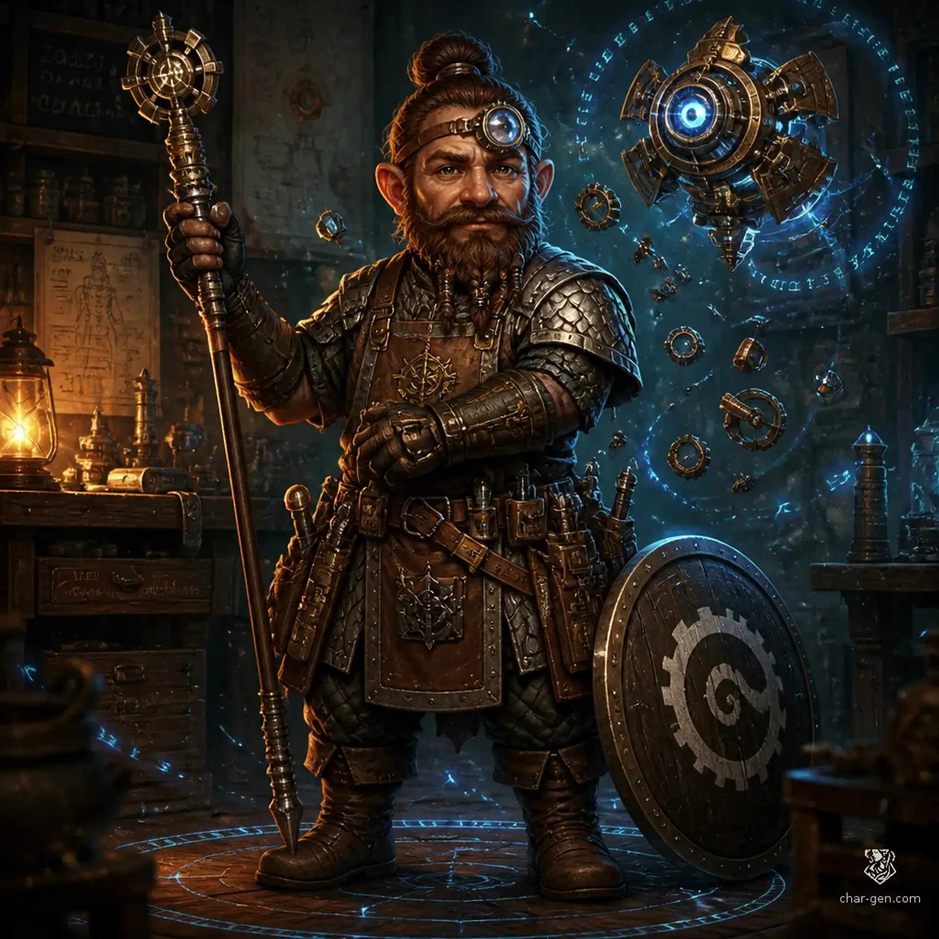 Sprocket - AI-generated fantasy Character