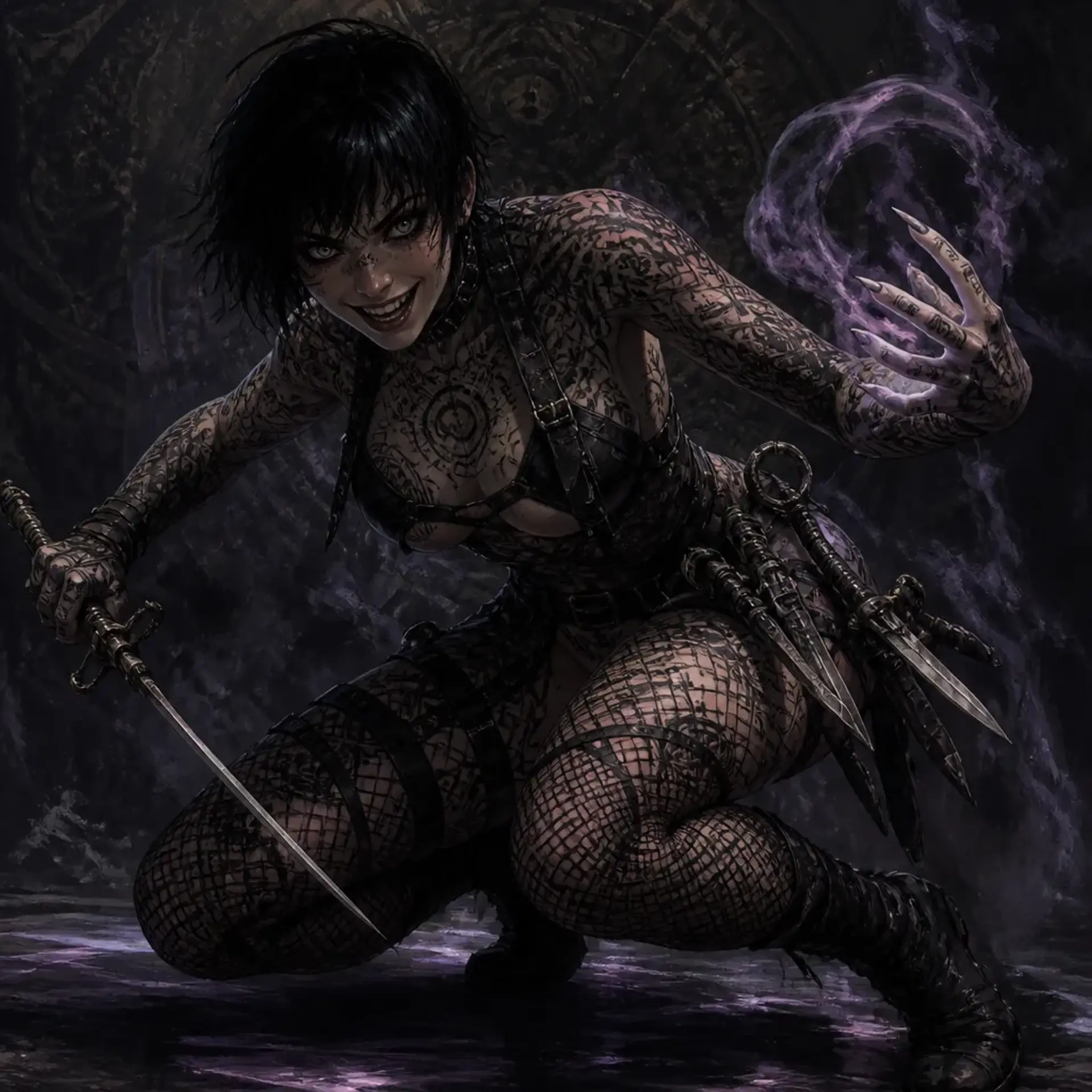 Kaelen Vane - AI-generated fantasy Character
