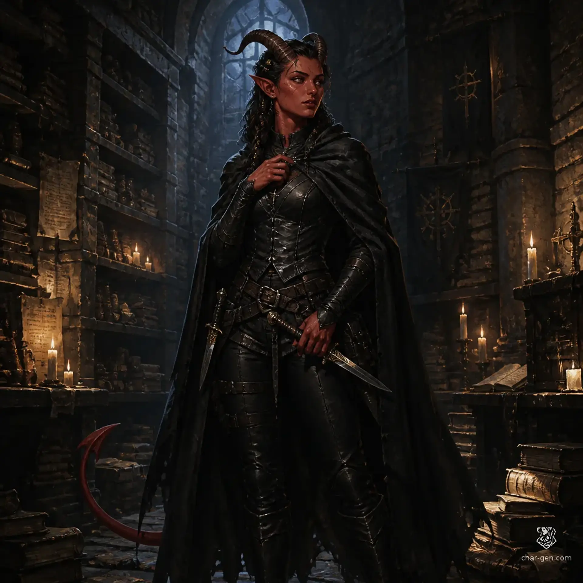 Jamila Nadu - AI-generated fantasy Character