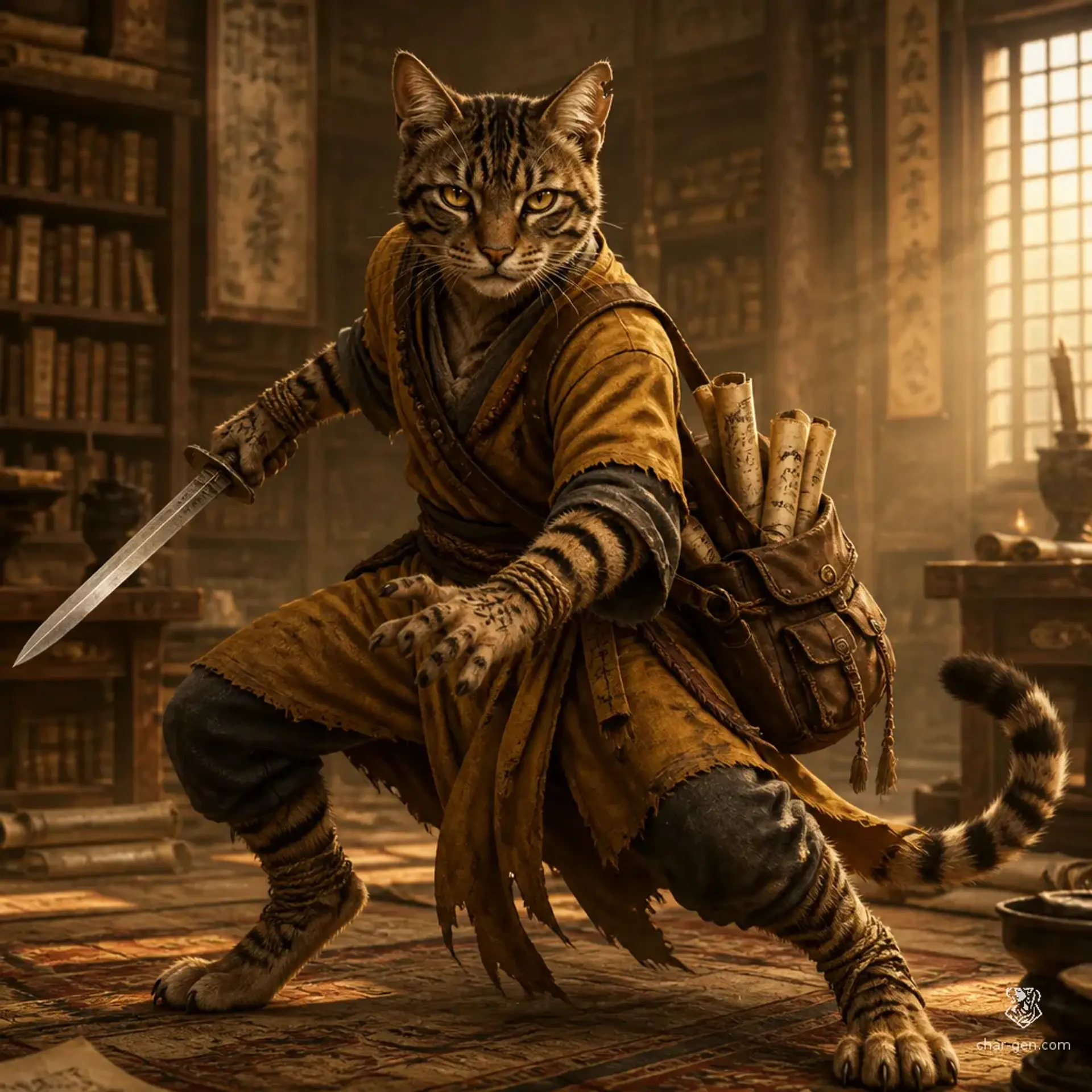 Whisper-of-Scrolls - AI-generated fantasy Character