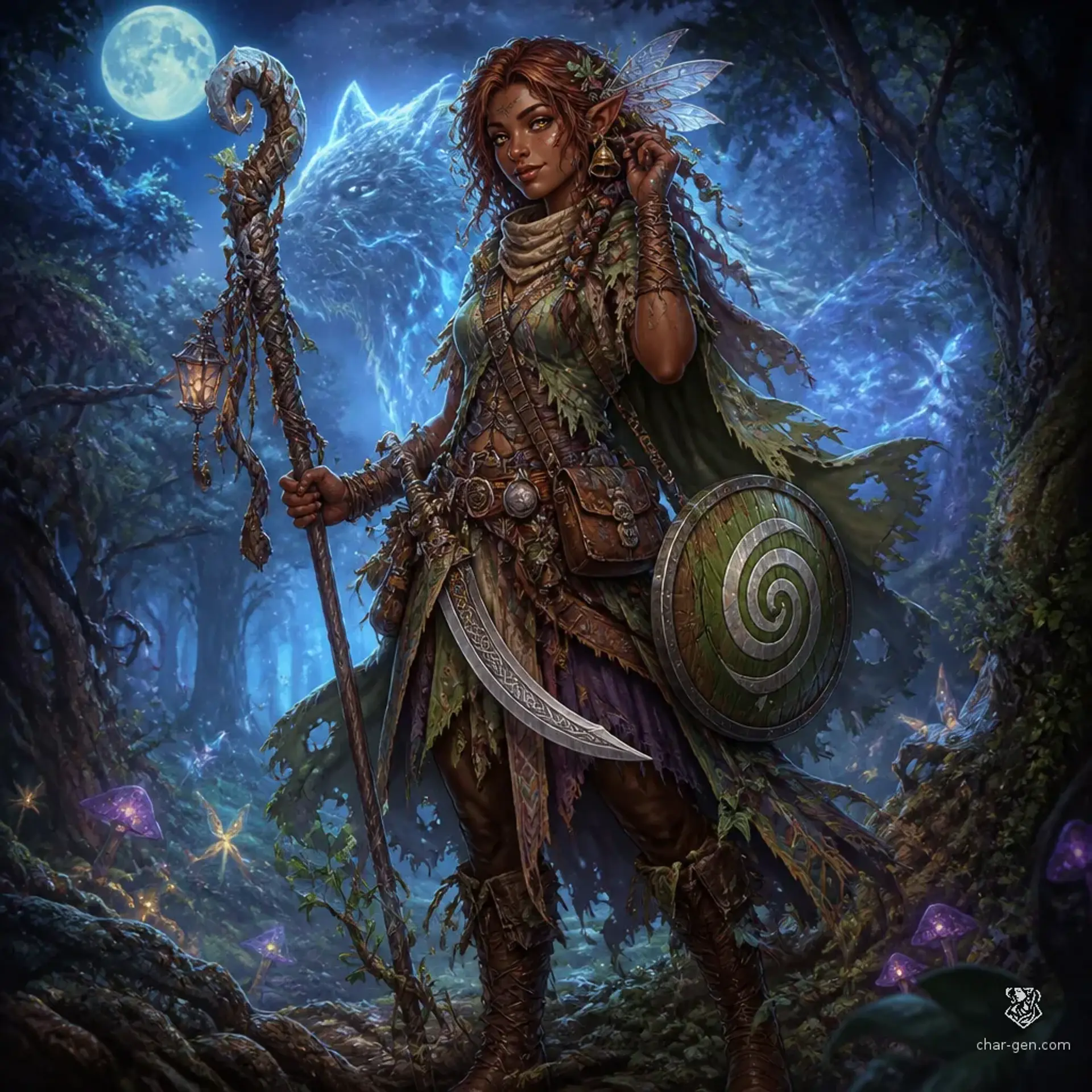 Sylvia - AI-generated fantasy Character