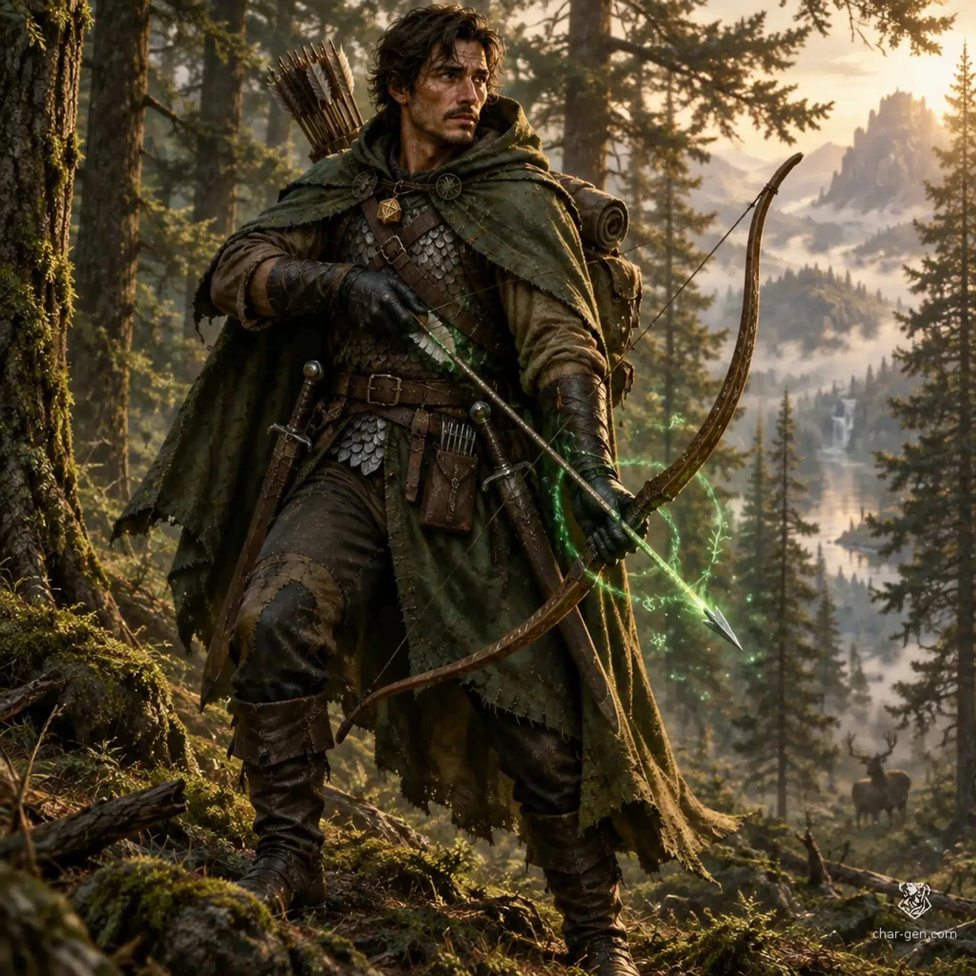 Toma Virek - AI-generated fantasy Character