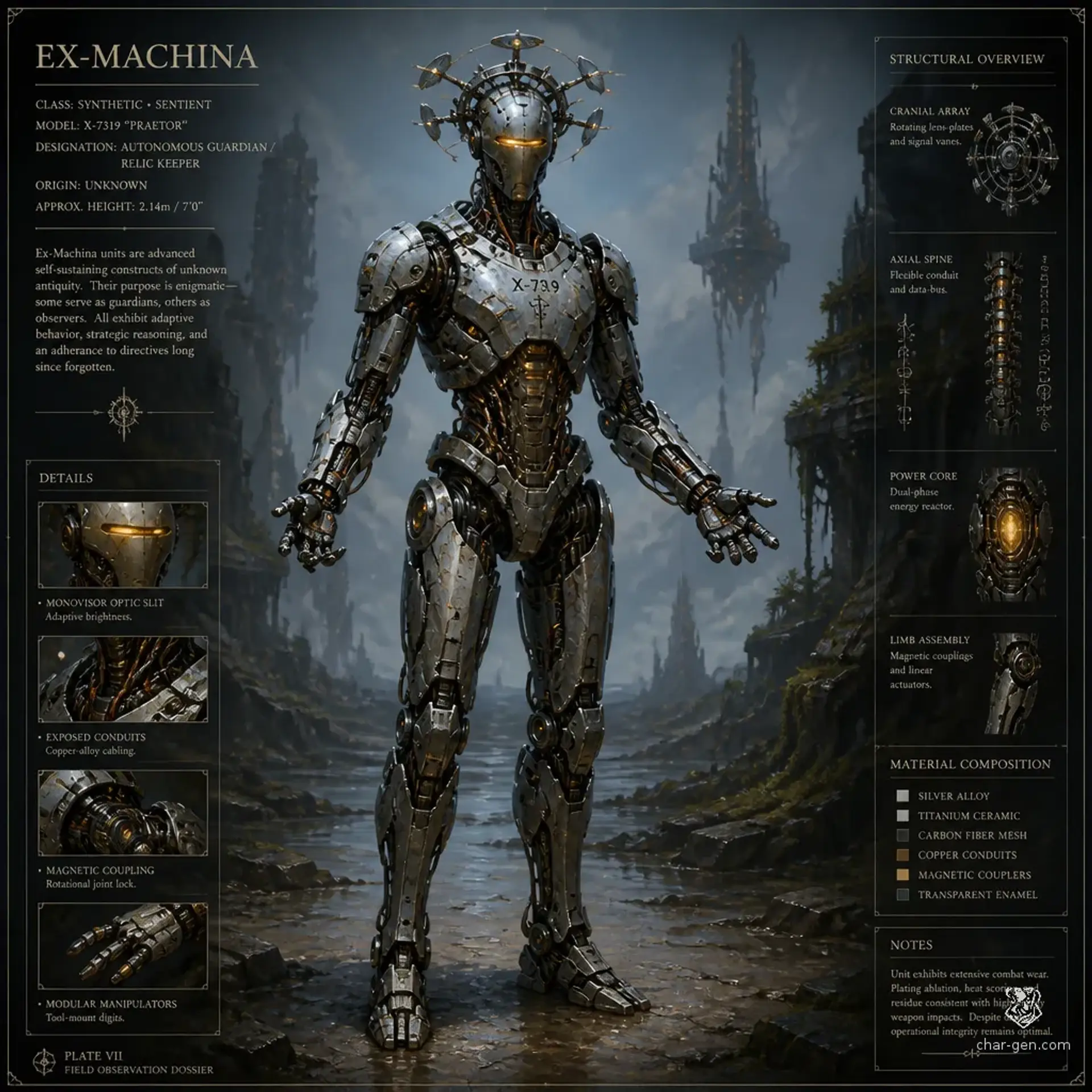 Ex-Machina - AI-generated fantasy Species