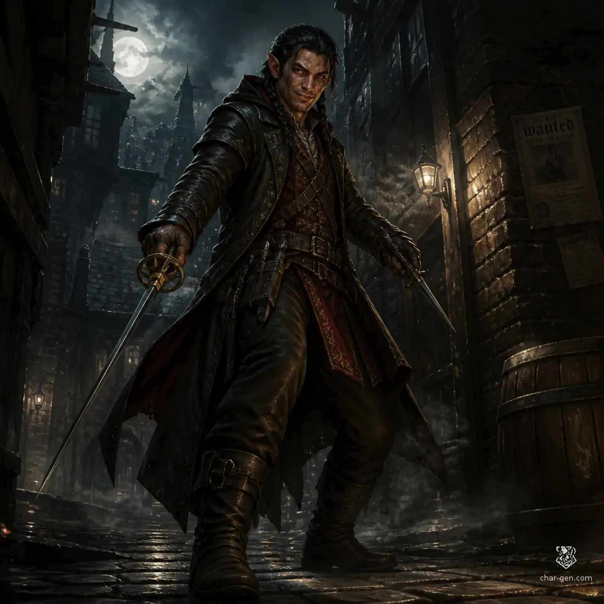 Sesh Shazik - AI-generated fantasy Character