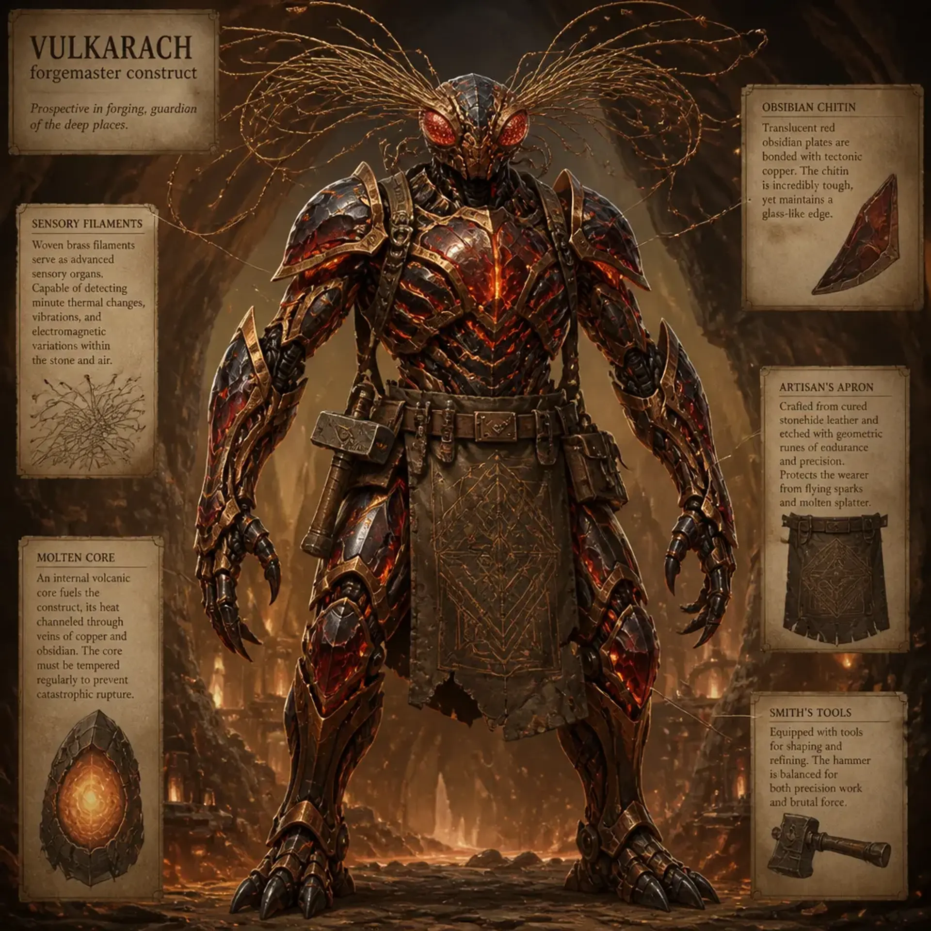 Erzformicae - AI-generated fantasy Species