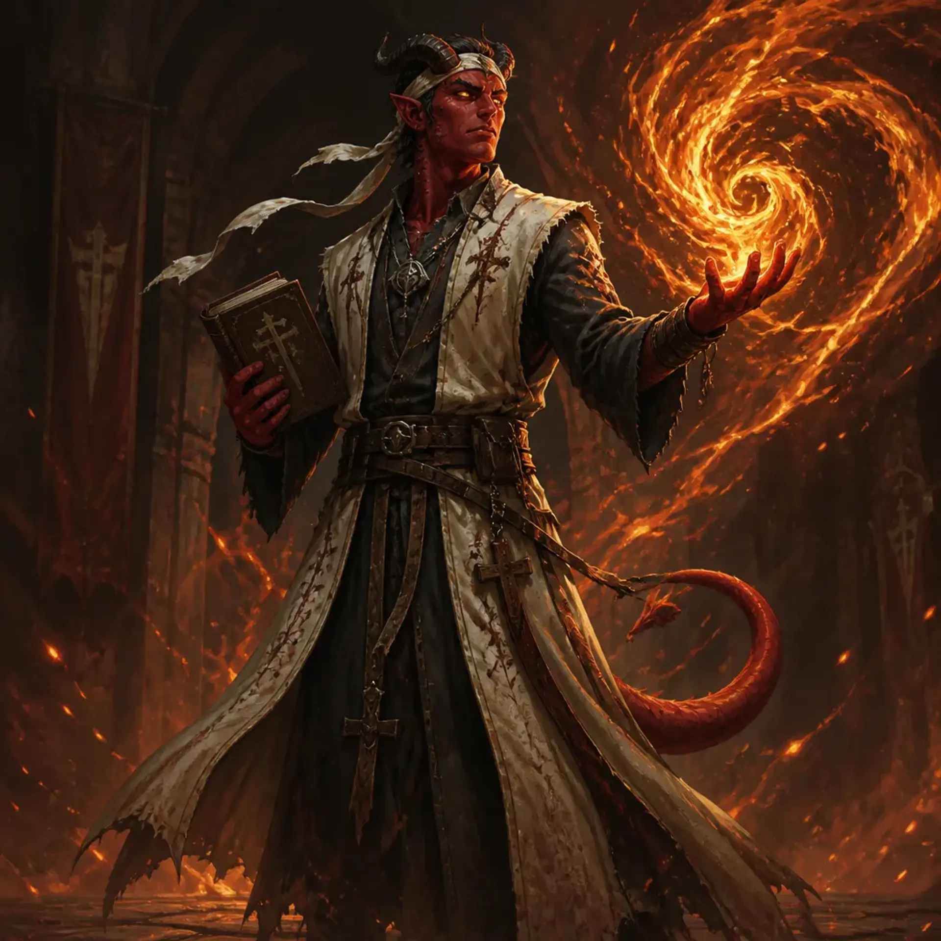Kael Veyrun - AI-generated fantasy Character