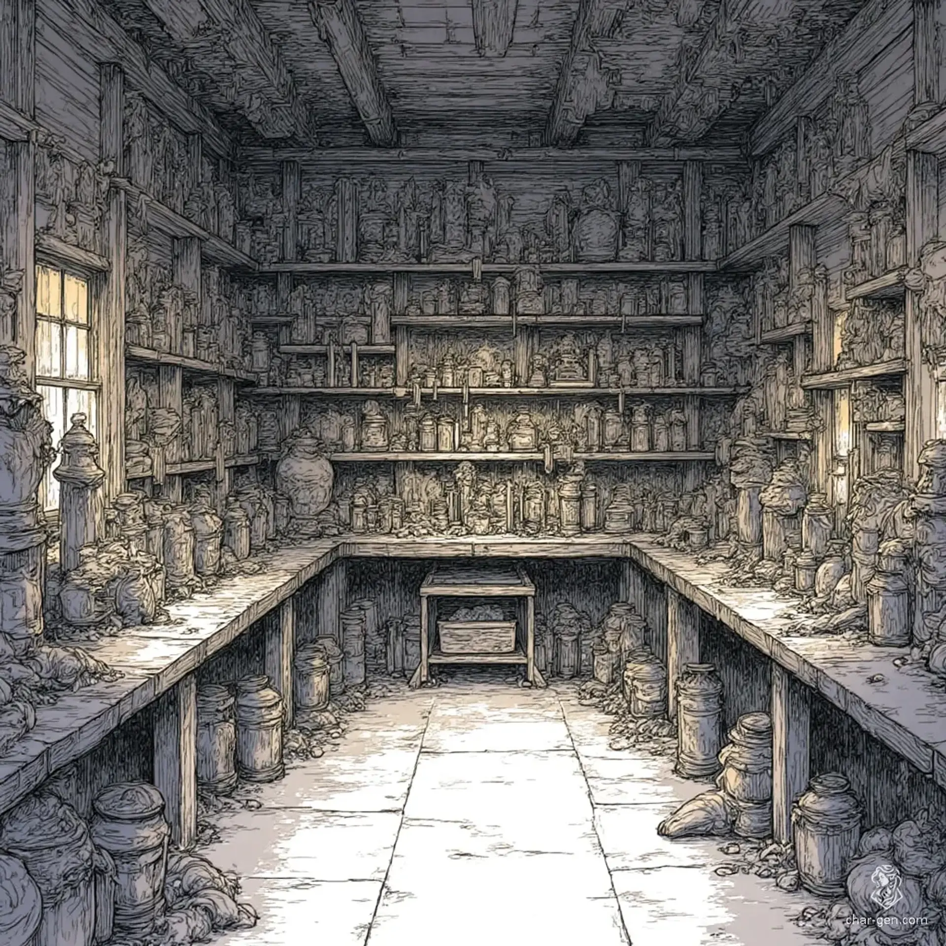 Silversong Sundries & Curios - AI-generated fantasy Shop