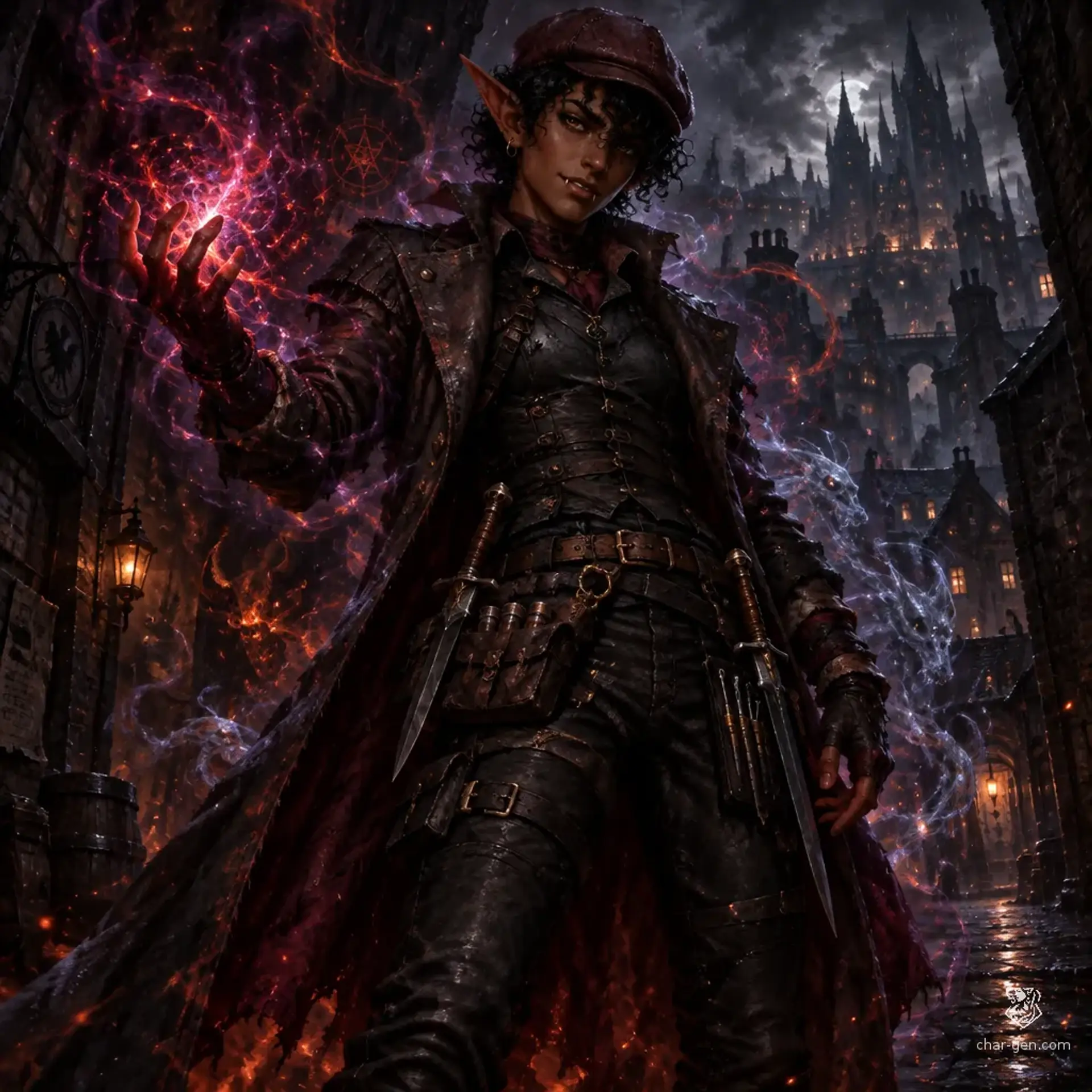 Neris Garmendia - AI-generated fantasy Character