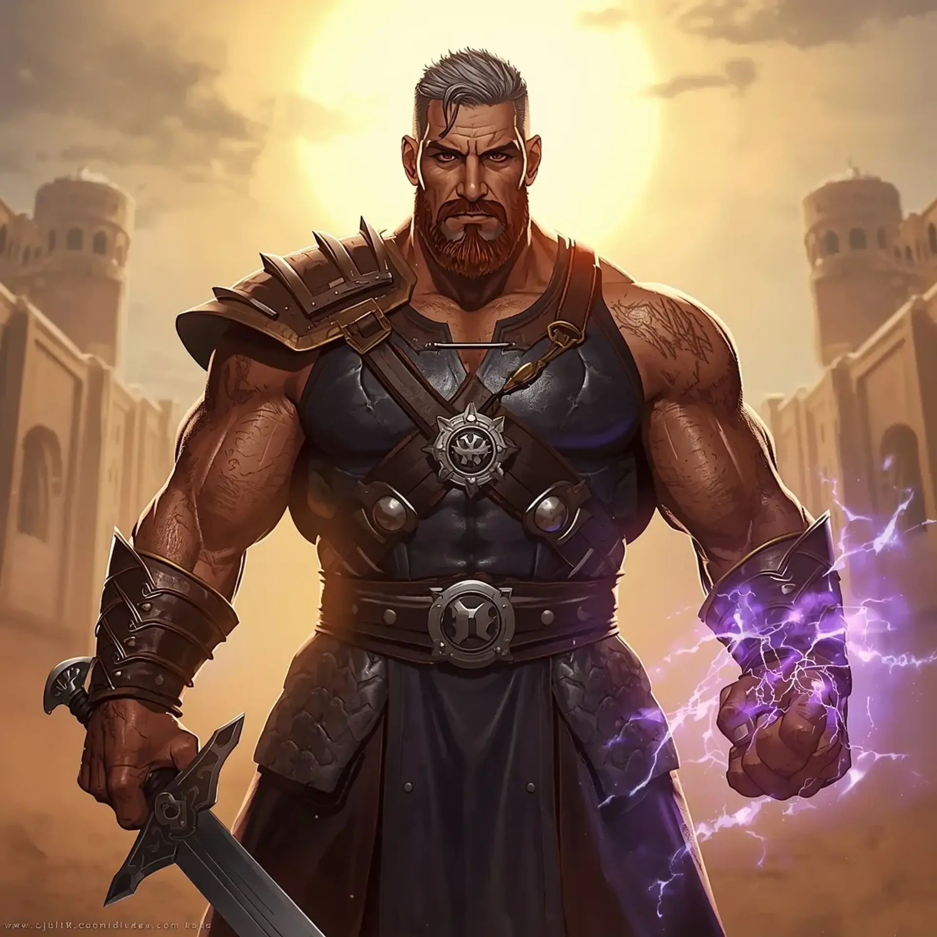 Gunther Dominus - AI-generated fantasy Character