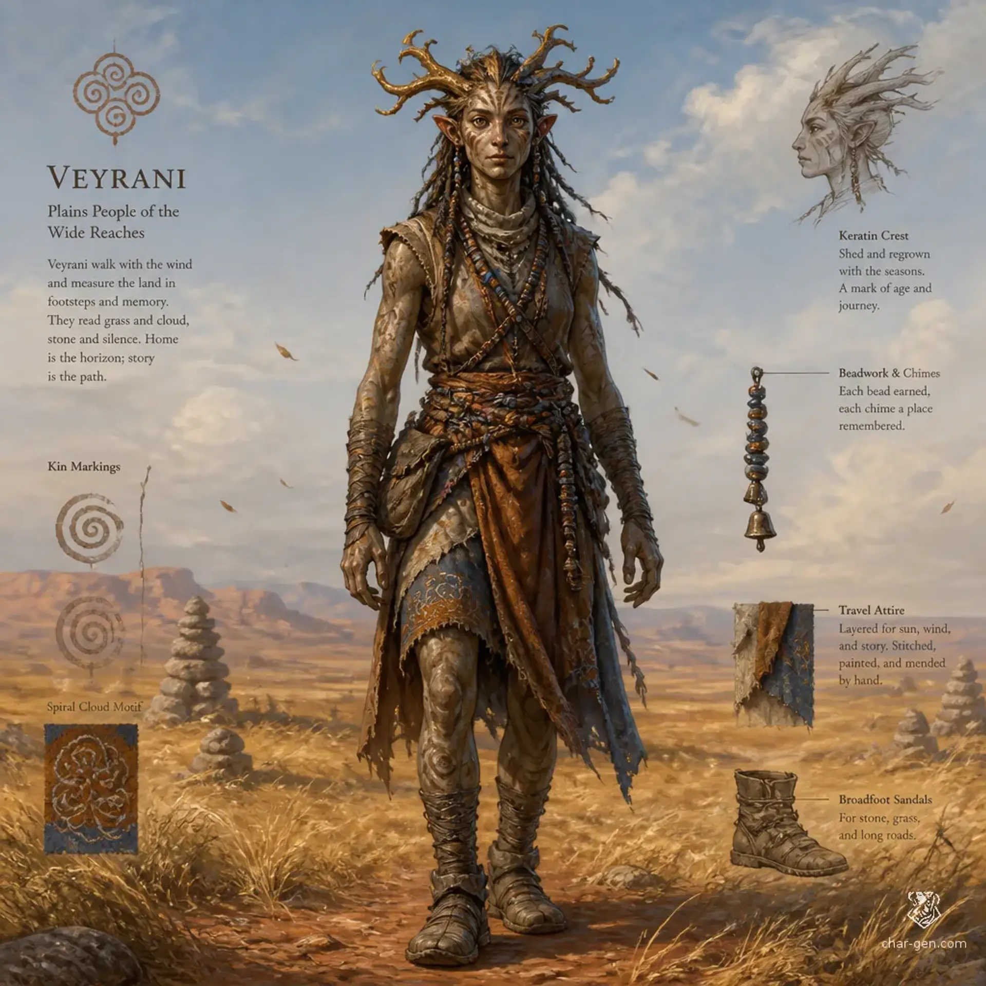 Veyrani - AI-generated fantasy Species