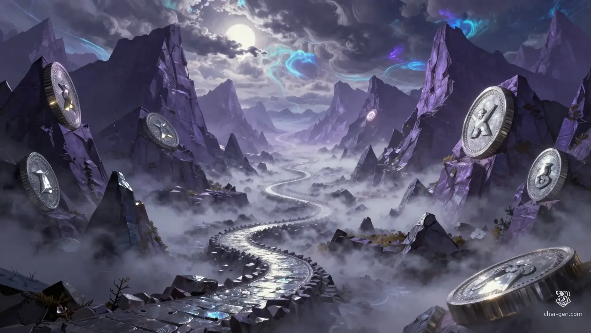 The Changebringer's Winding Ascent - AI-generated fantasy Hazard