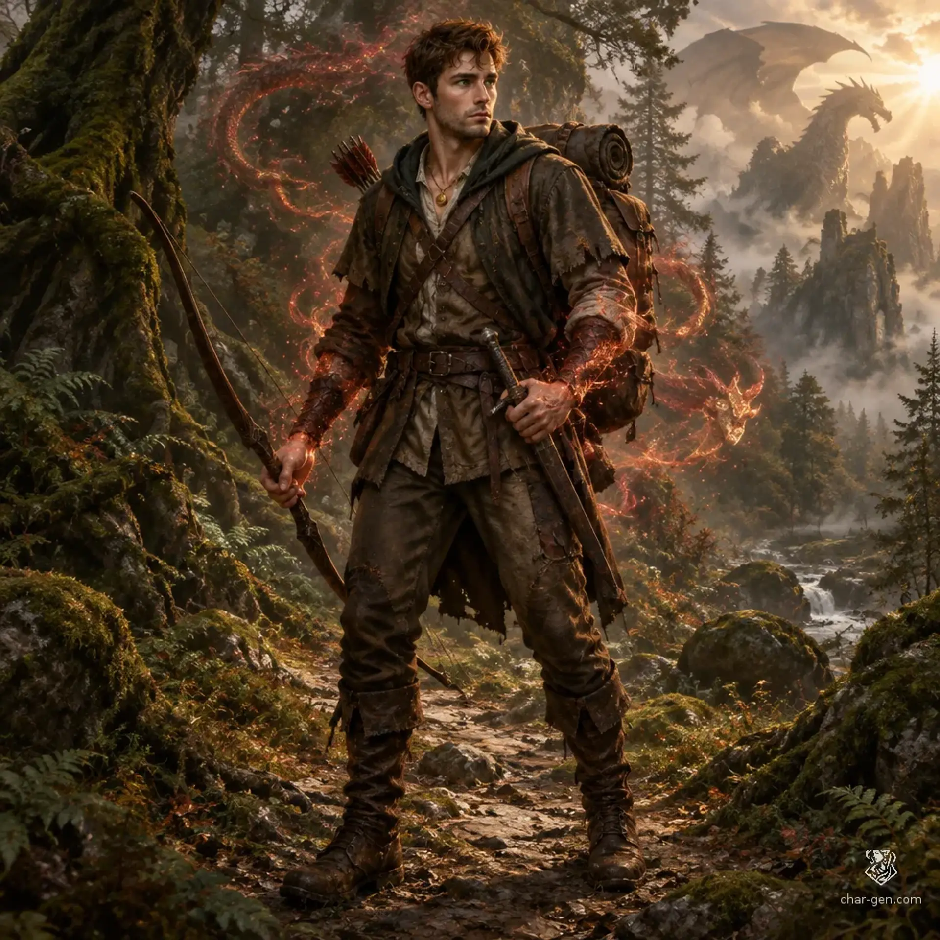 Rhys Griwyth - AI-generated fantasy Character