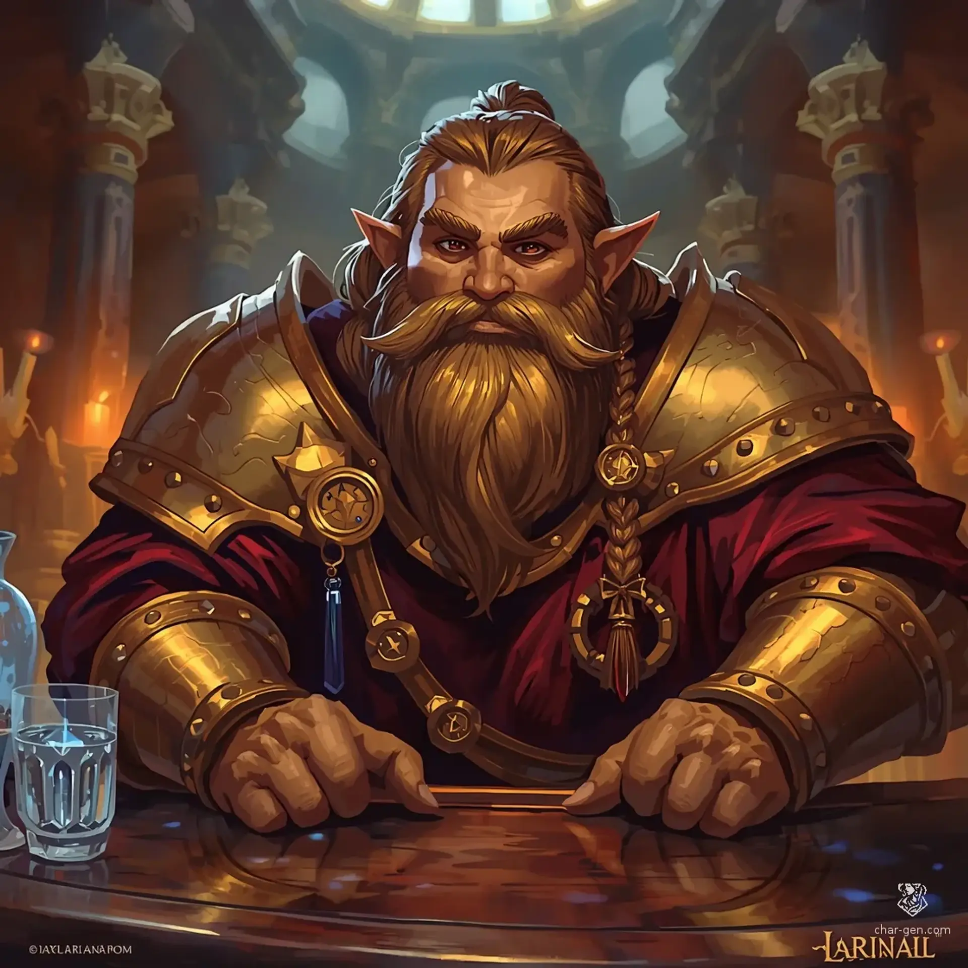The Ever-Warming Hearth - AI-generated fantasy Tavern
