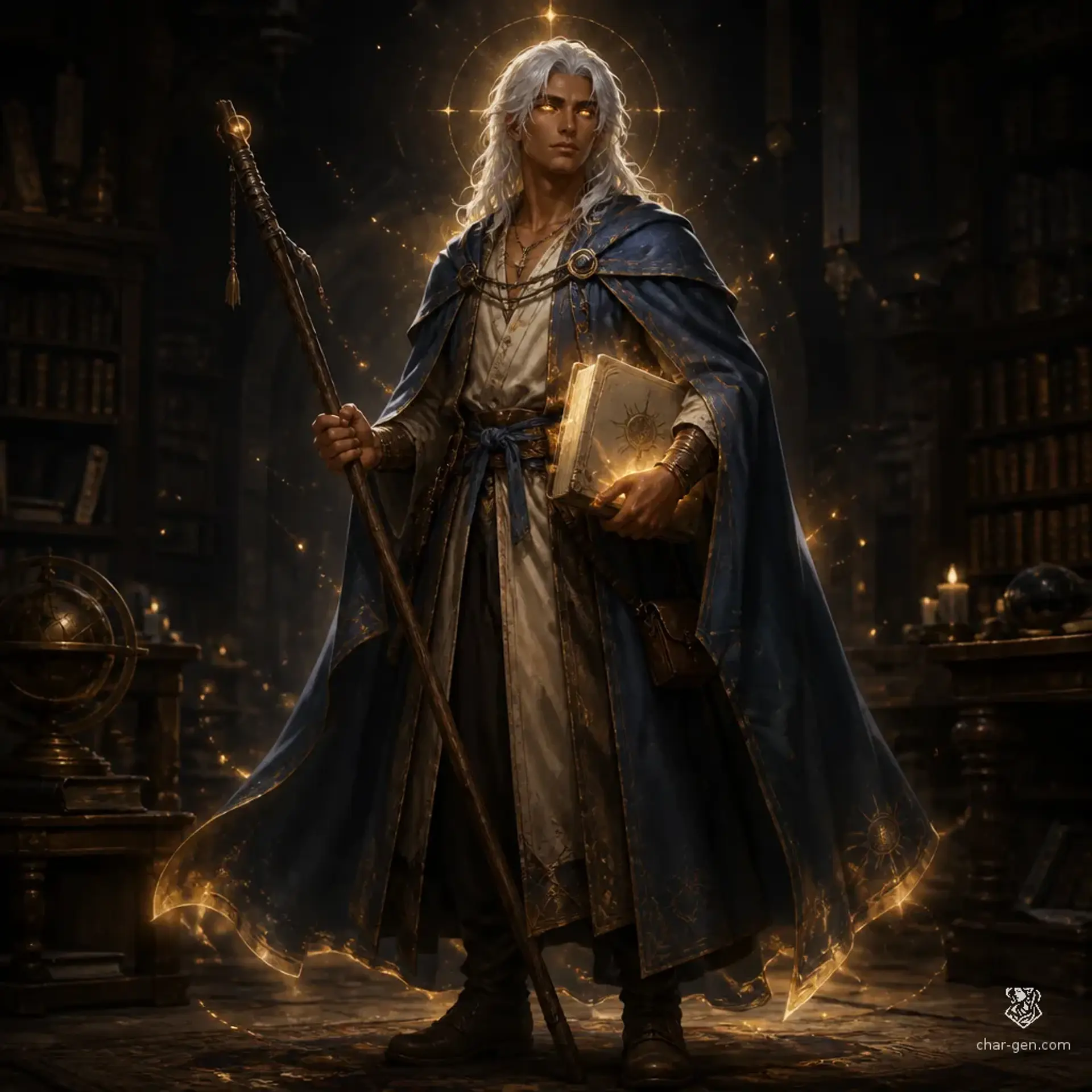 Caleb God - AI-generated fantasy Character