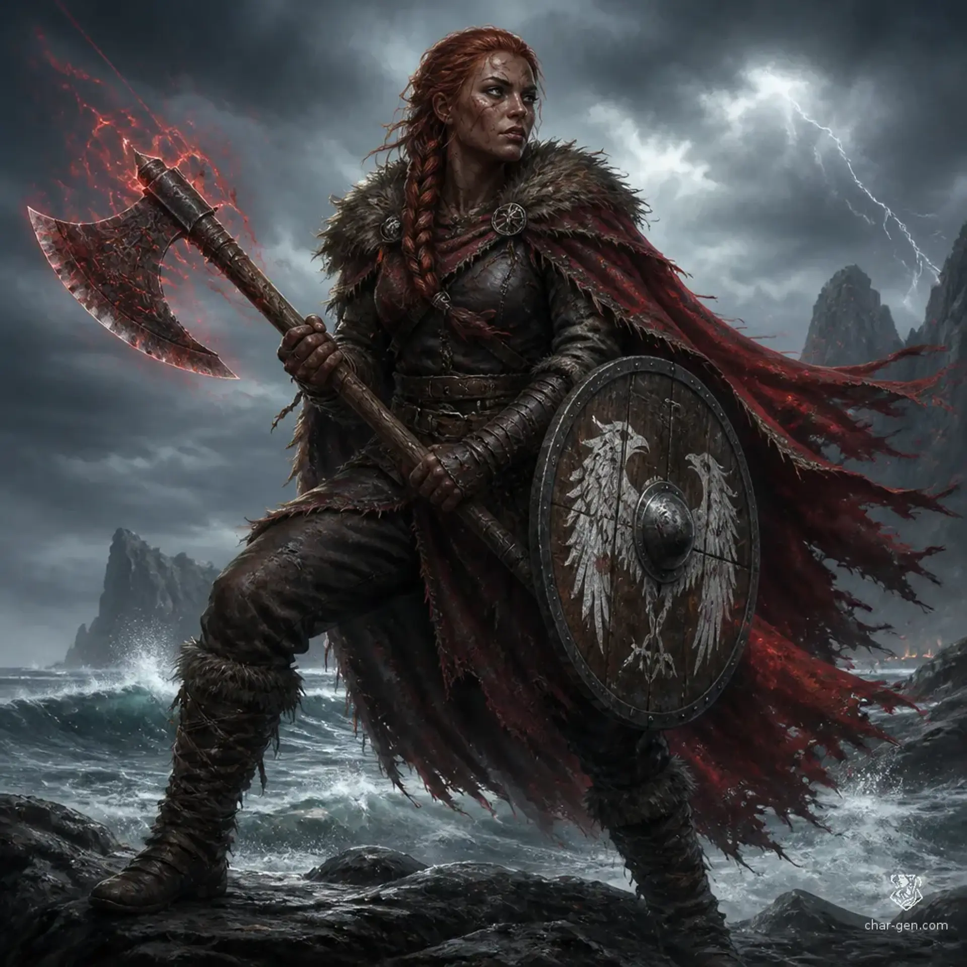 Lagertha Eikthyrdottir - AI-generated fantasy Character