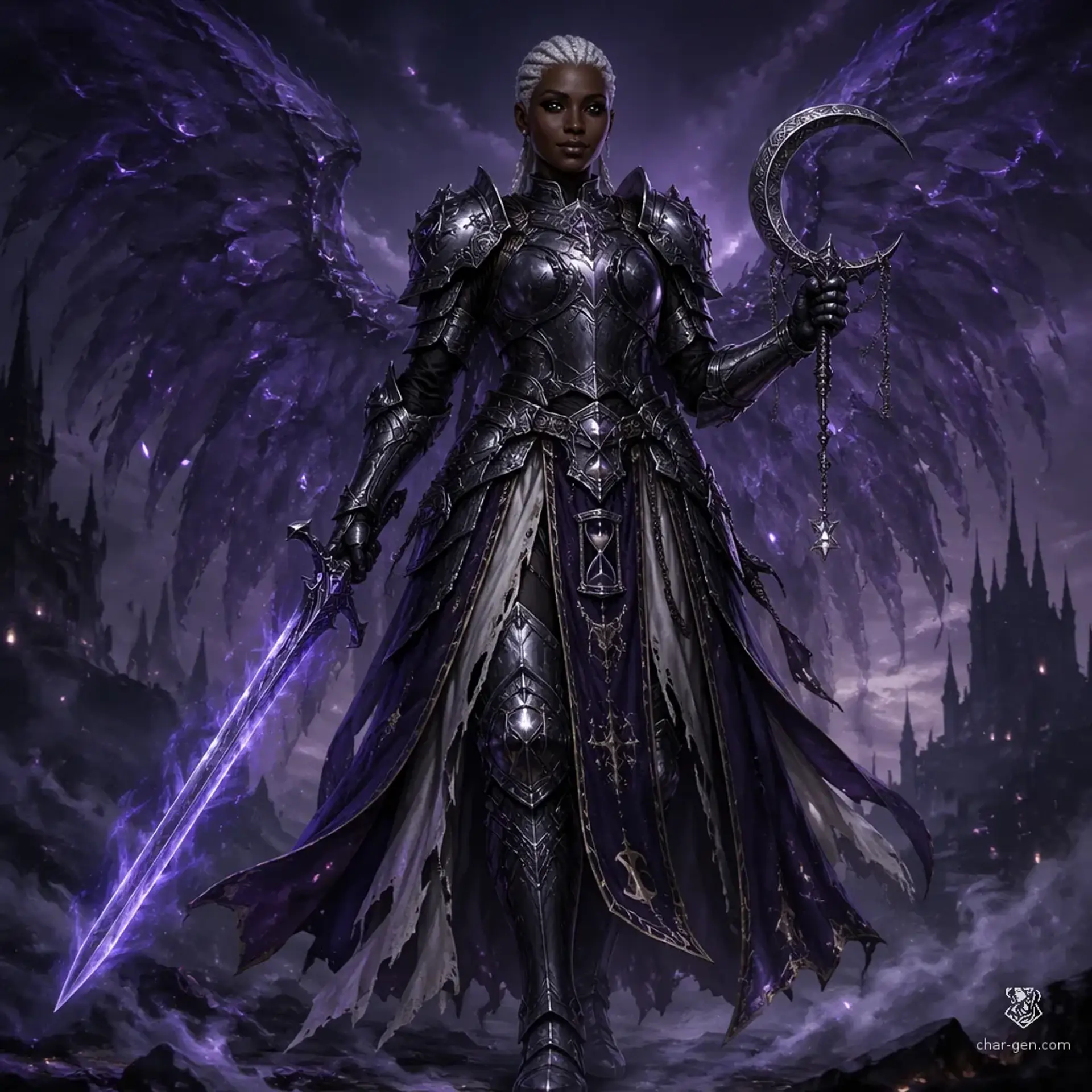Muerte An - AI-generated fantasy Character