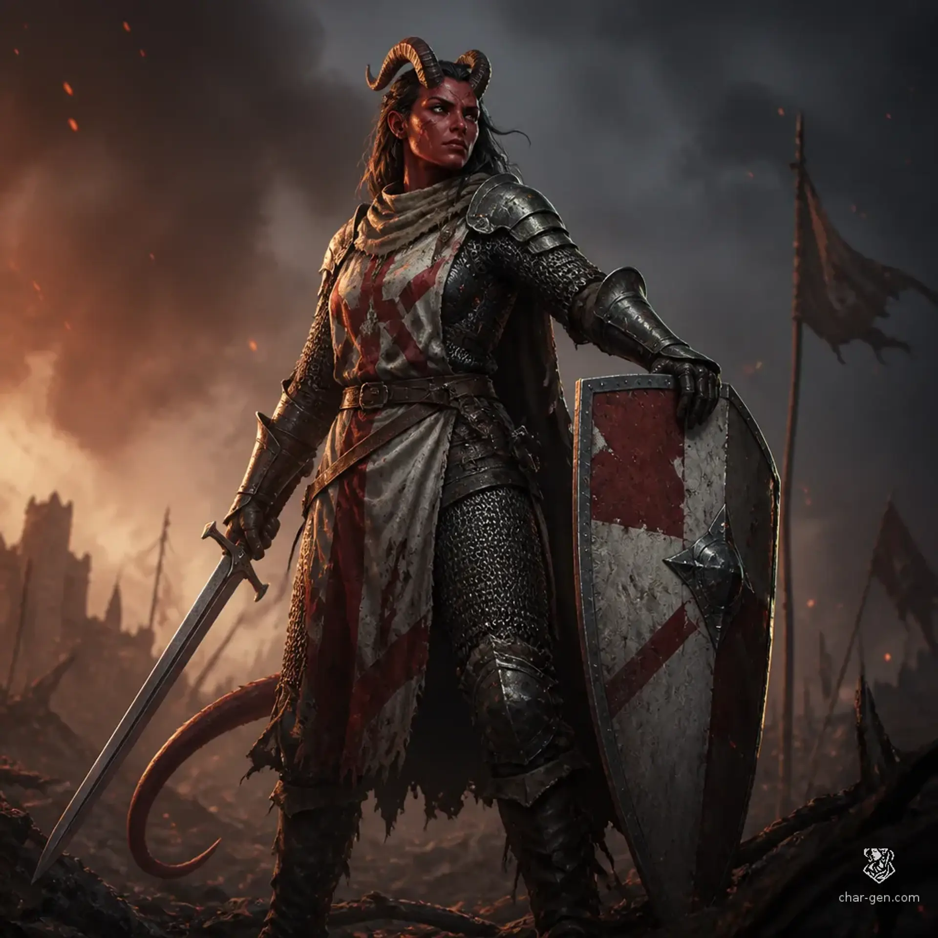 Zahra - AI-generated fantasy Character