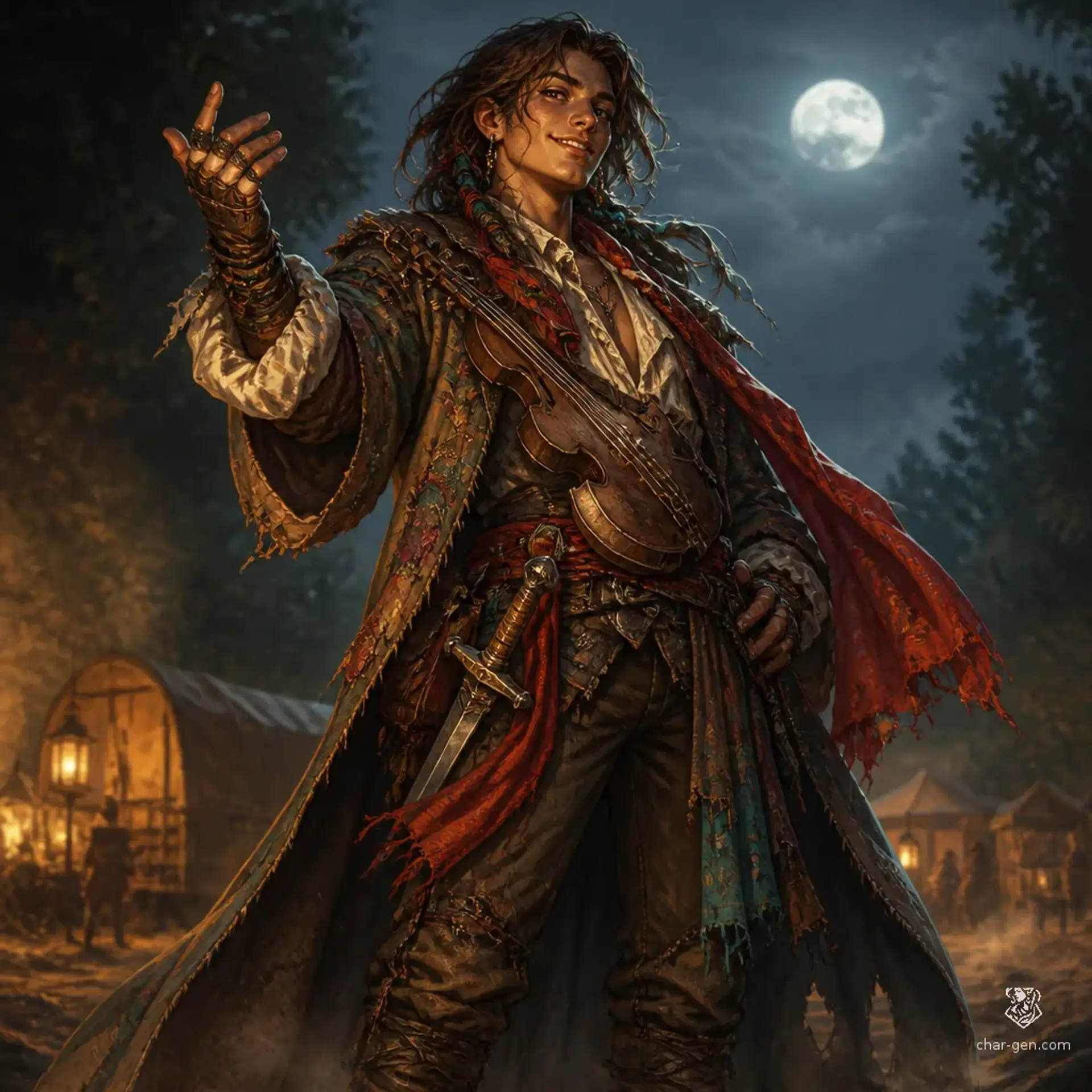 Mavuno Soreli - AI-generated fantasy Character