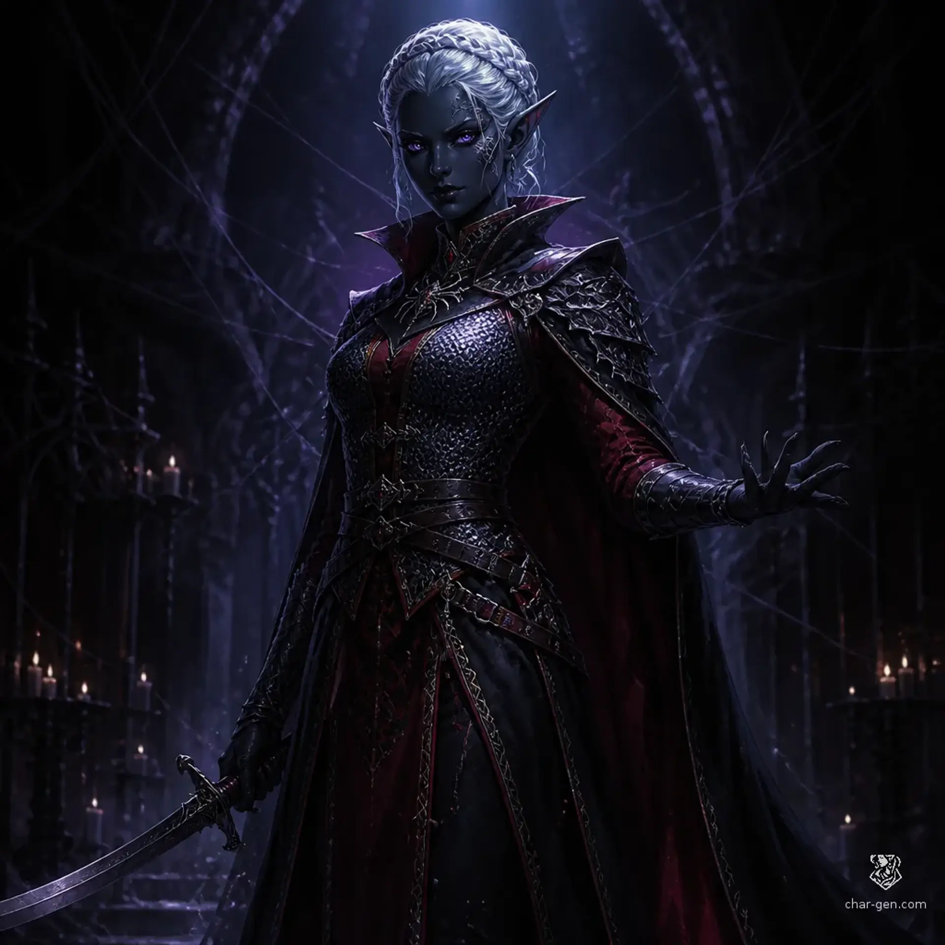 Aurelia Malice - AI-generated fantasy Character