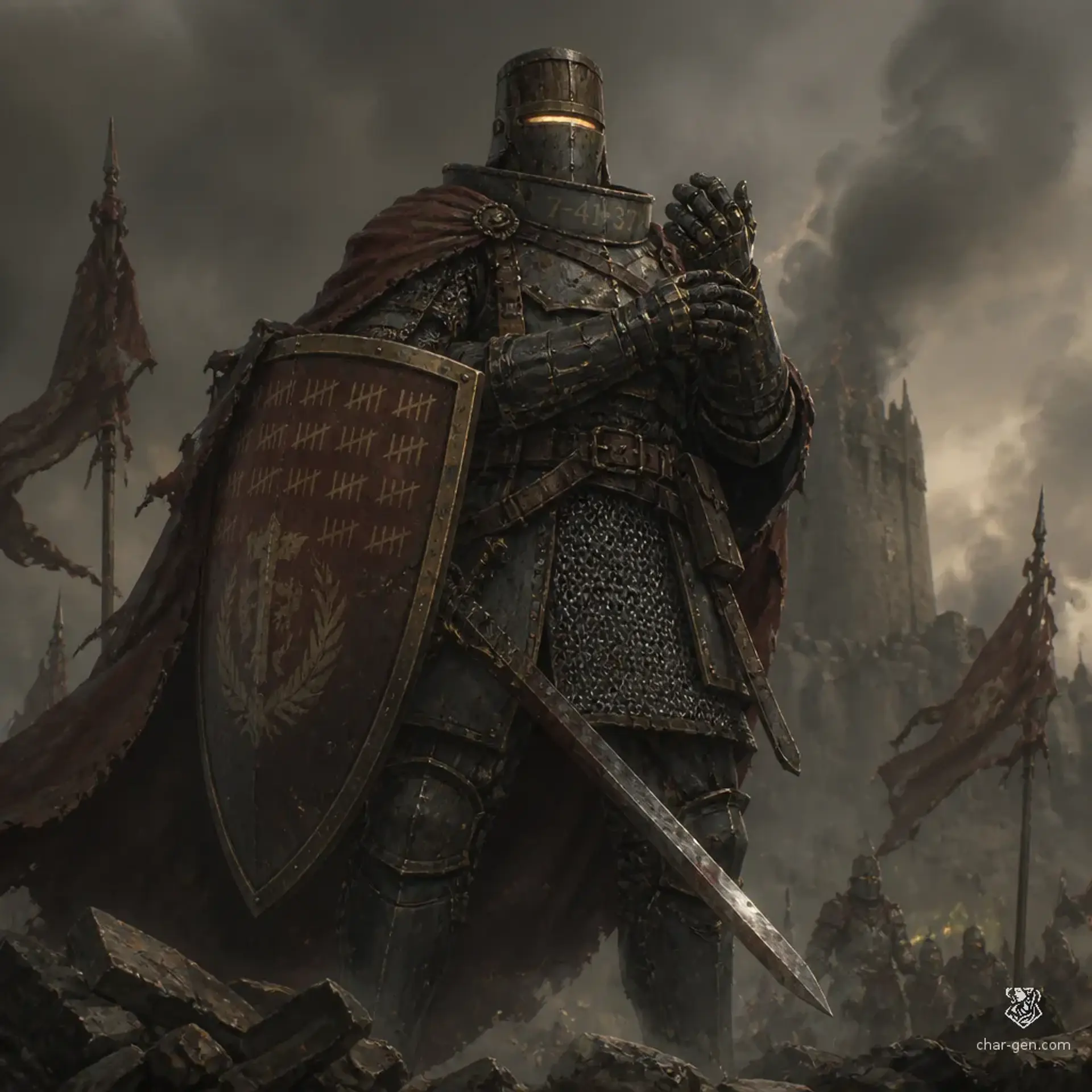 Kage - AI-generated fantasy Character