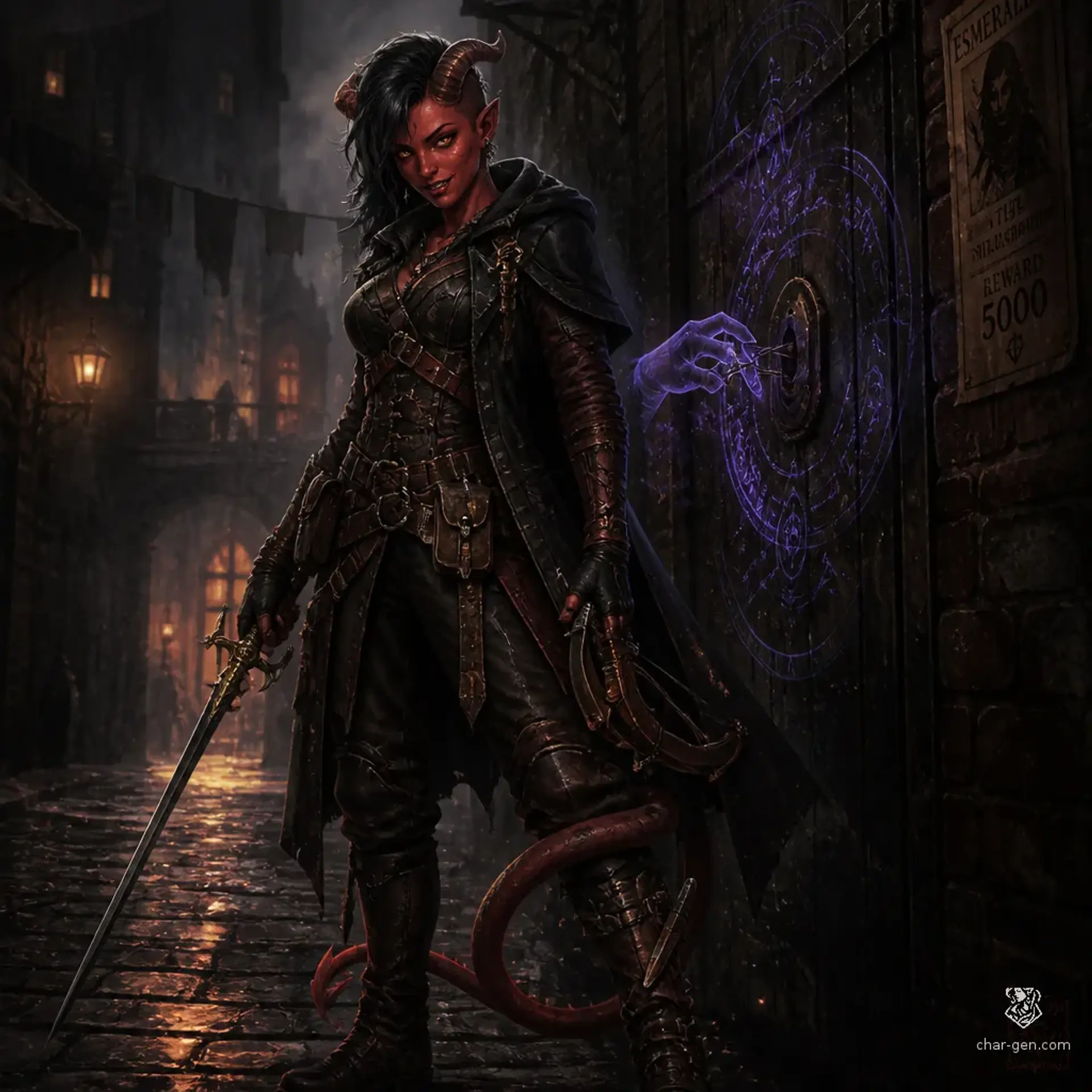 Bailey - AI-generated fantasy Character