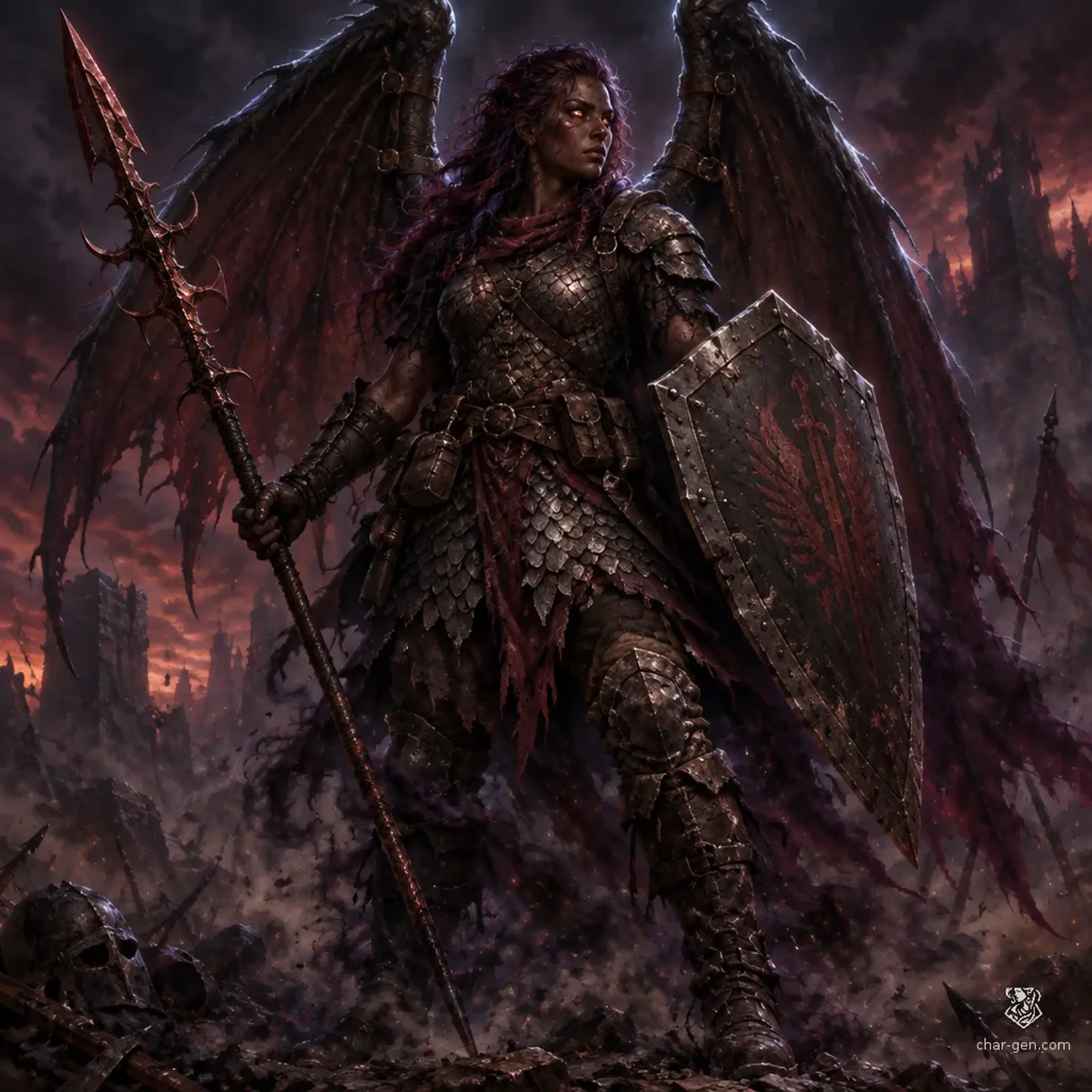 Veska Biro - AI-generated fantasy Character