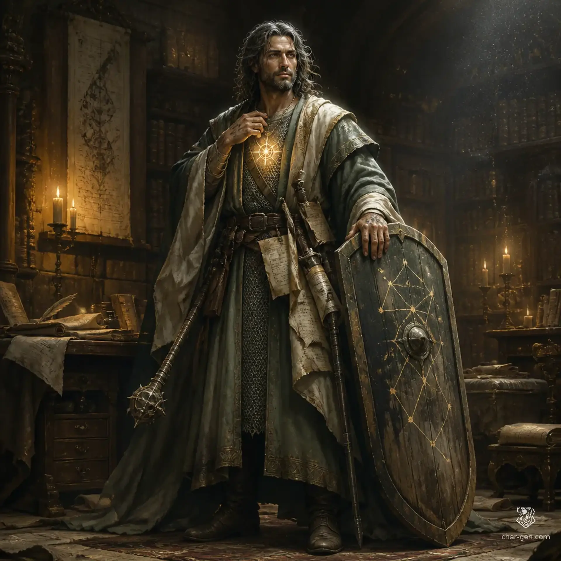 Gregory Maison - AI-generated fantasy Character