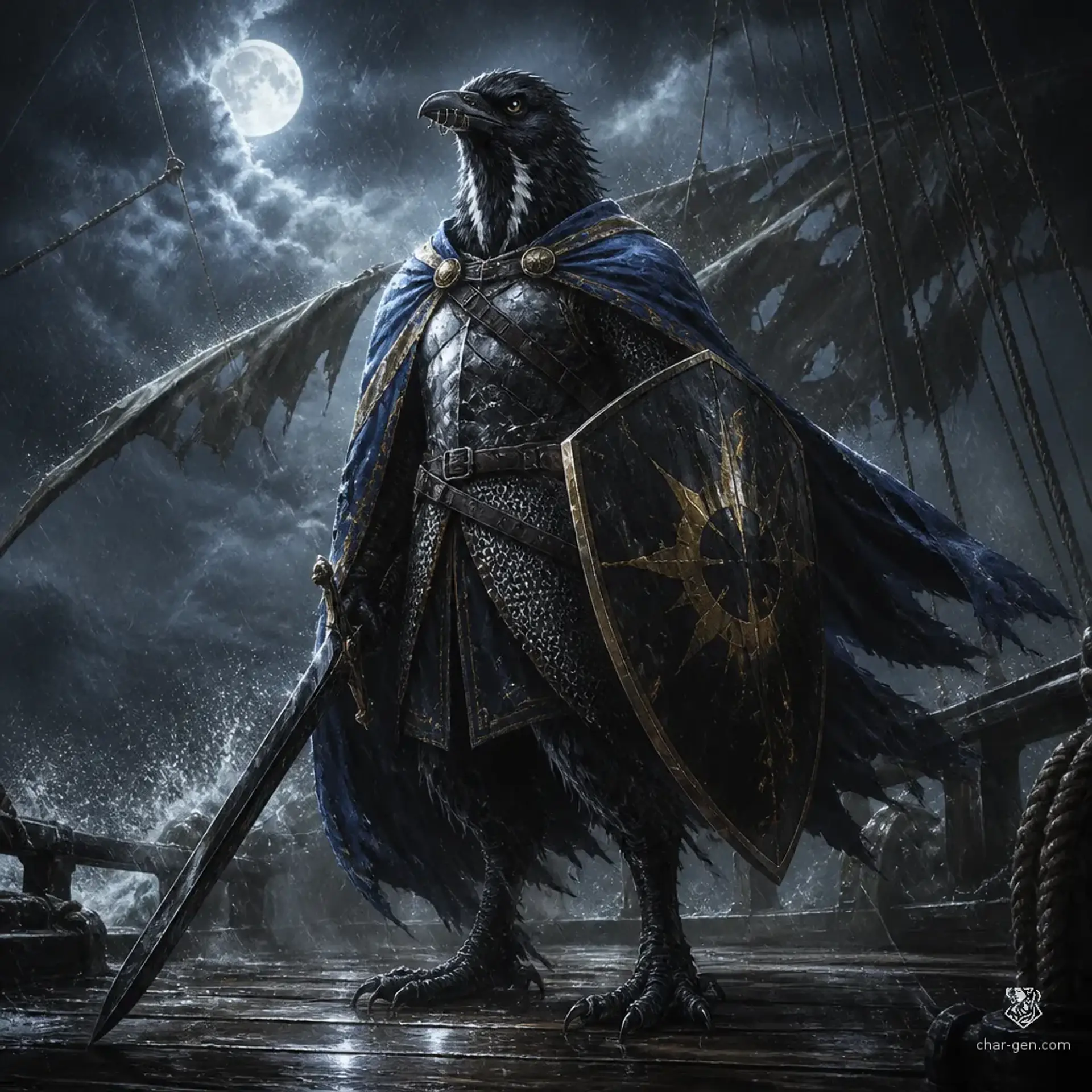 Crescendo - AI-generated fantasy Character