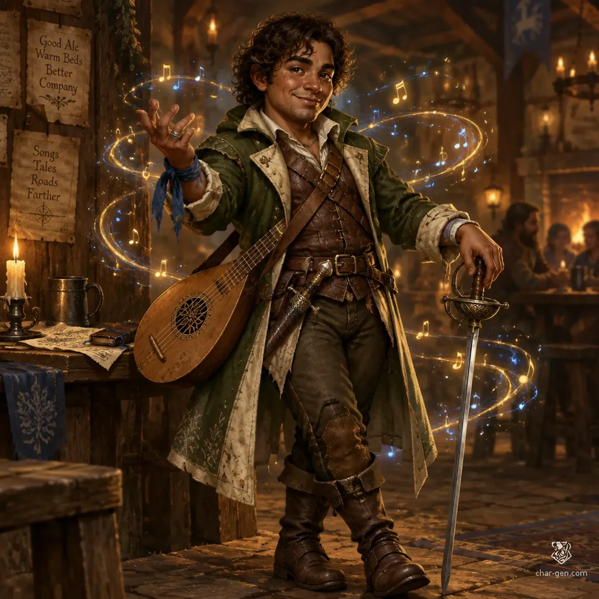 Osmund Bellmere - AI-generated fantasy Character