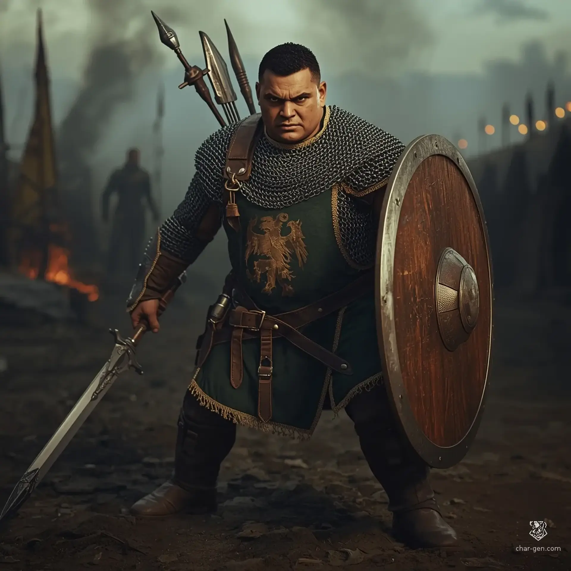 Kellen Bramblebrook - AI-generated fantasy Character