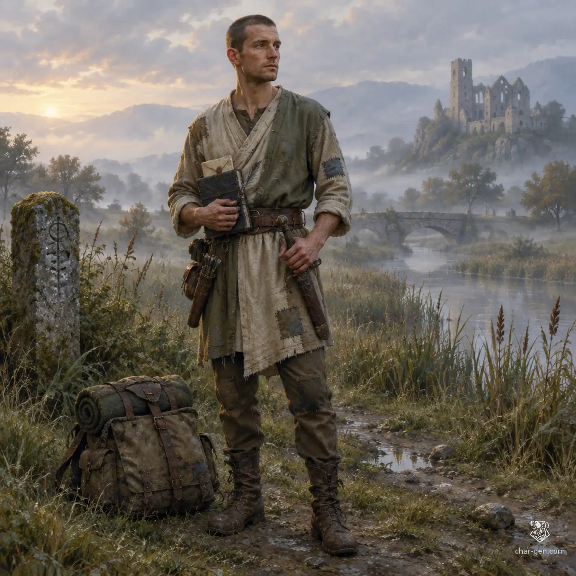 Cenness - AI-generated fantasy Character