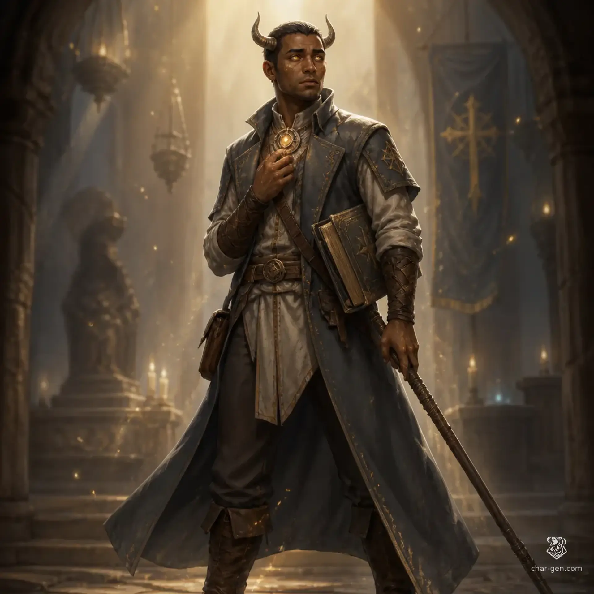 Tavish Merin - AI-generated fantasy Character