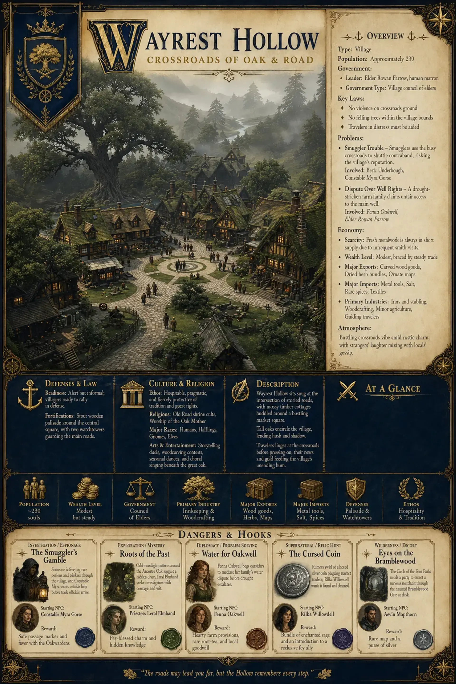 Settlement Sheet