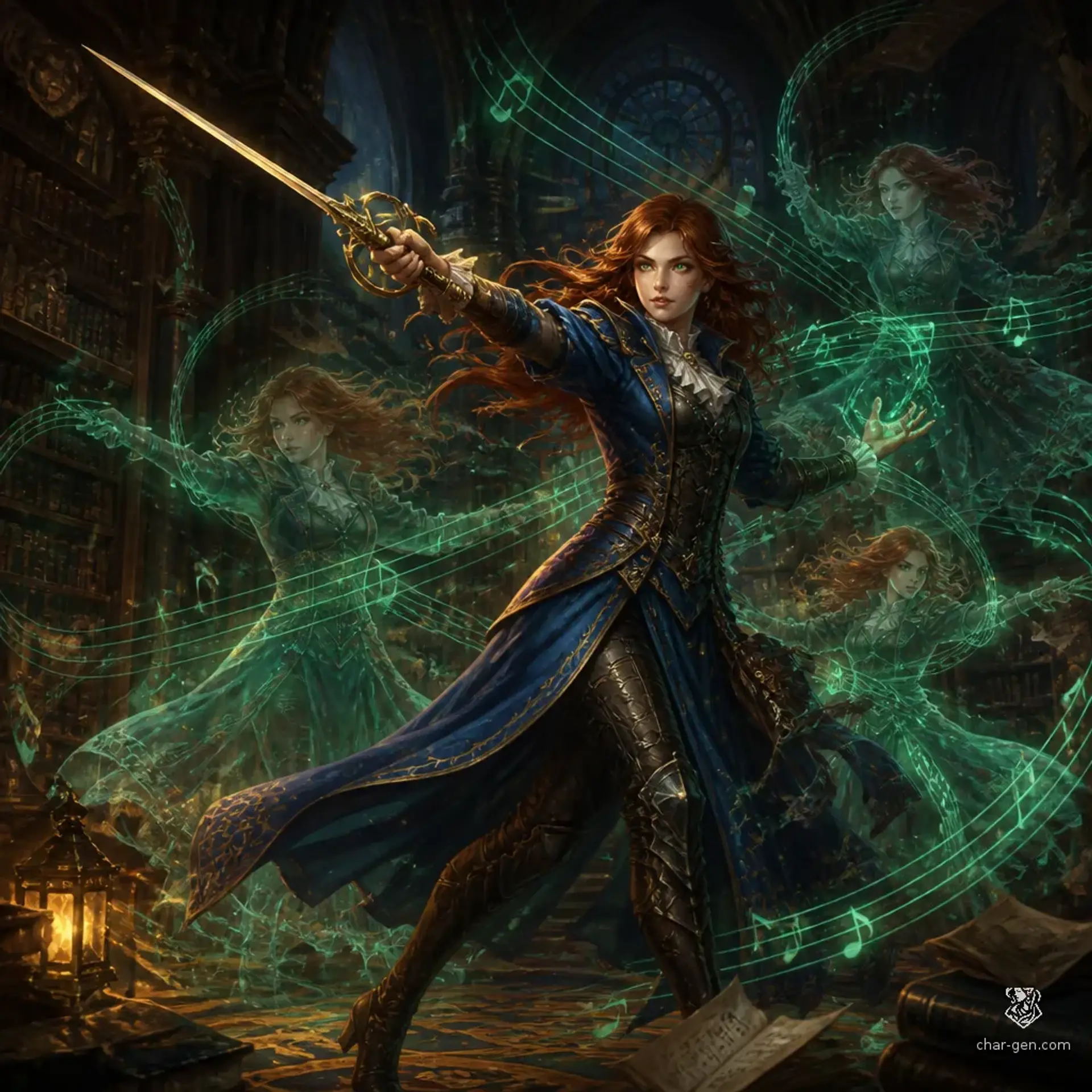 Alycia - AI-generated fantasy Character
